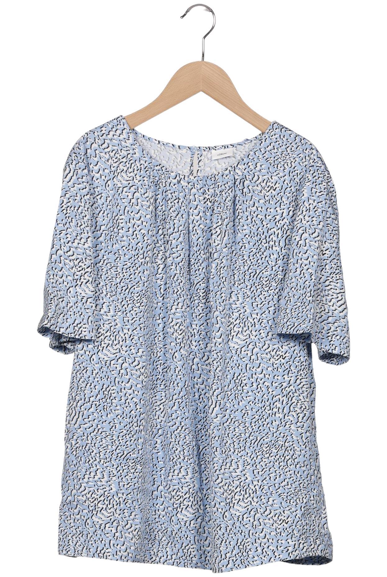 

s.Oliver Damen T-Shirt, blau, Gr. 44