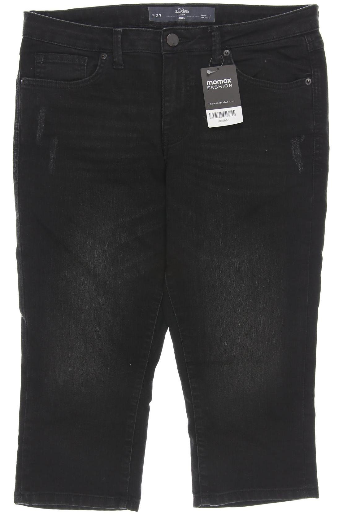 

s.Oliver Damen Jeans, schwarz, Gr. 27