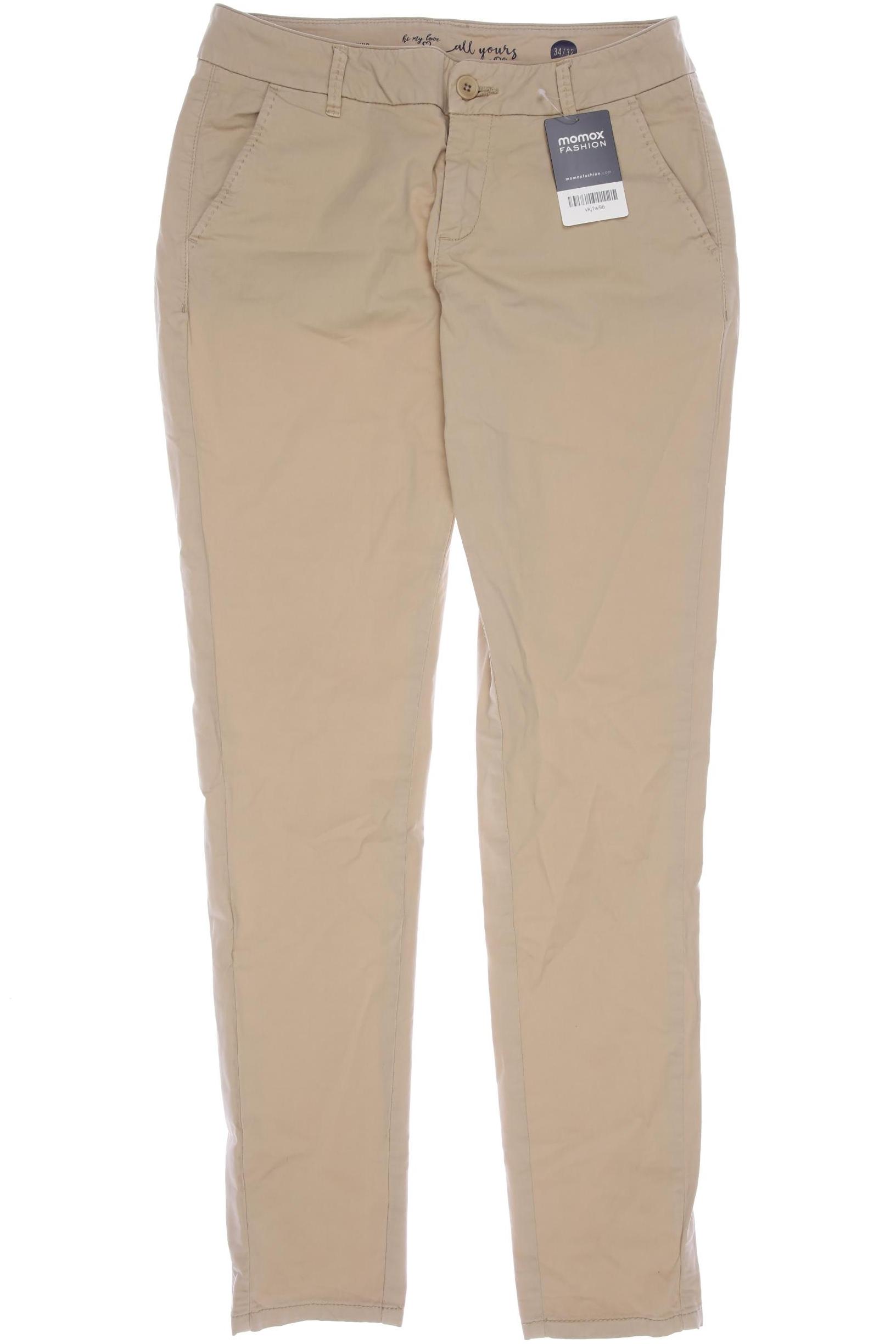 

s.Oliver Damen Stoffhose, beige, Gr. 34
