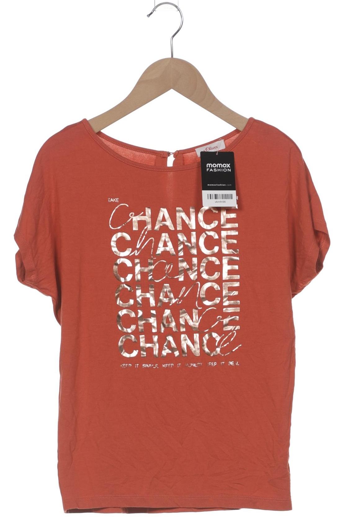 

s.Oliver Damen T-Shirt, rot, Gr. 34