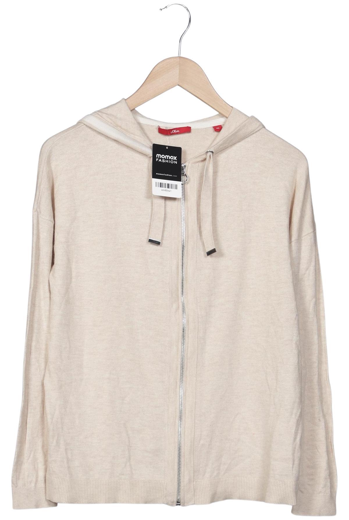 

s.Oliver Damen Kapuzenpullover, beige, Gr. 40