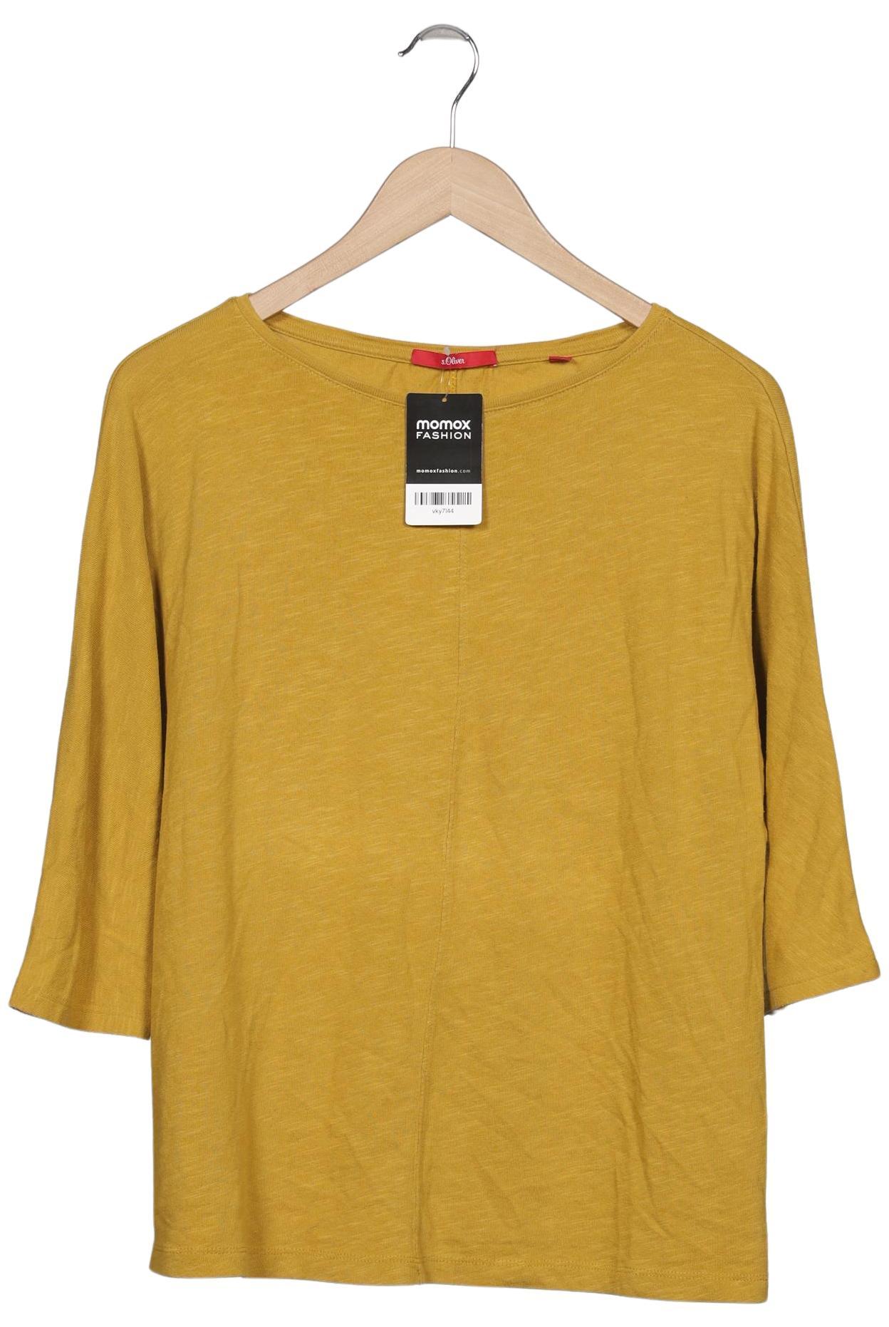 

s.Oliver Damen Pullover, gelb, Gr. 40