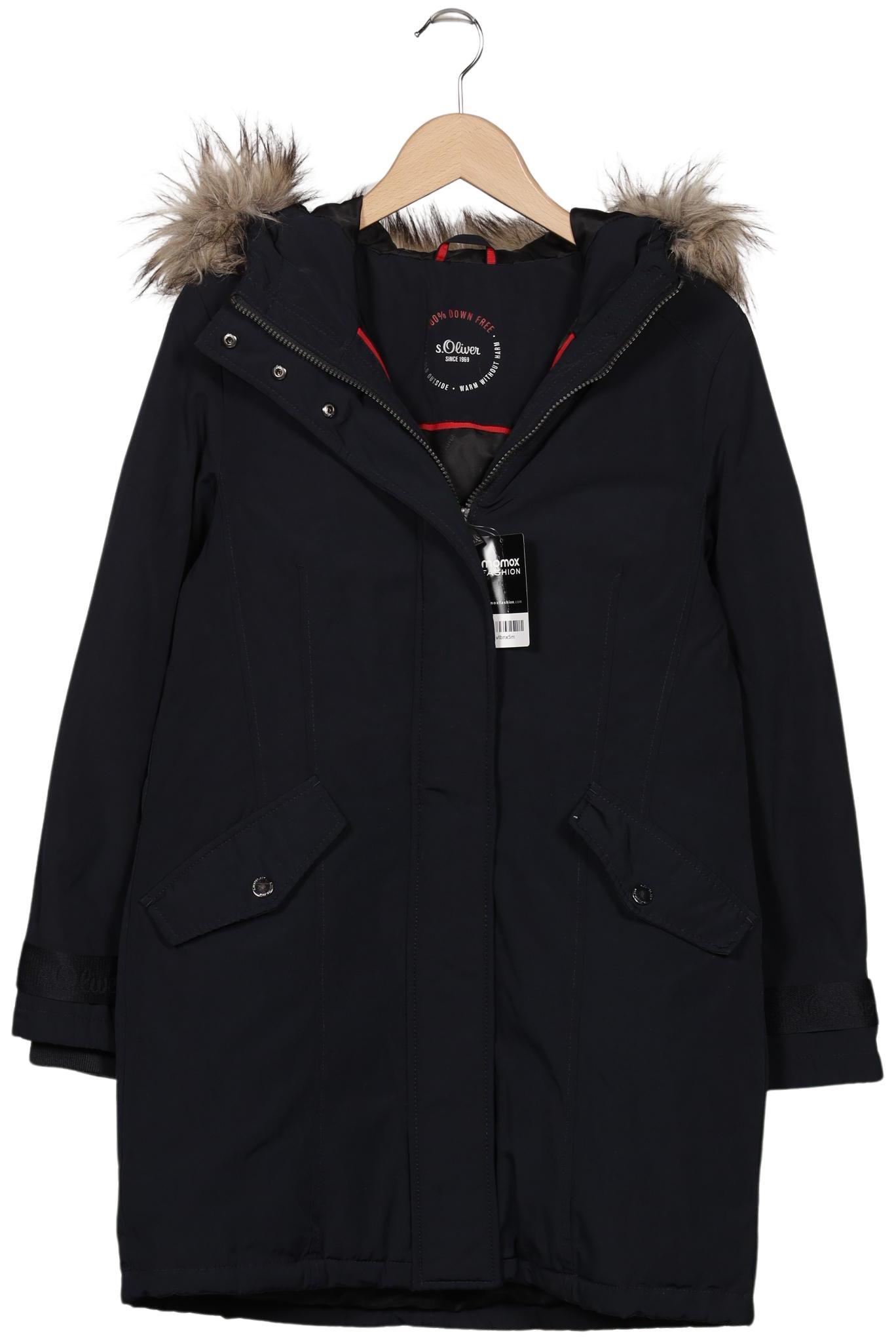 

s.Oliver Damen Mantel, marineblau, Gr. 36