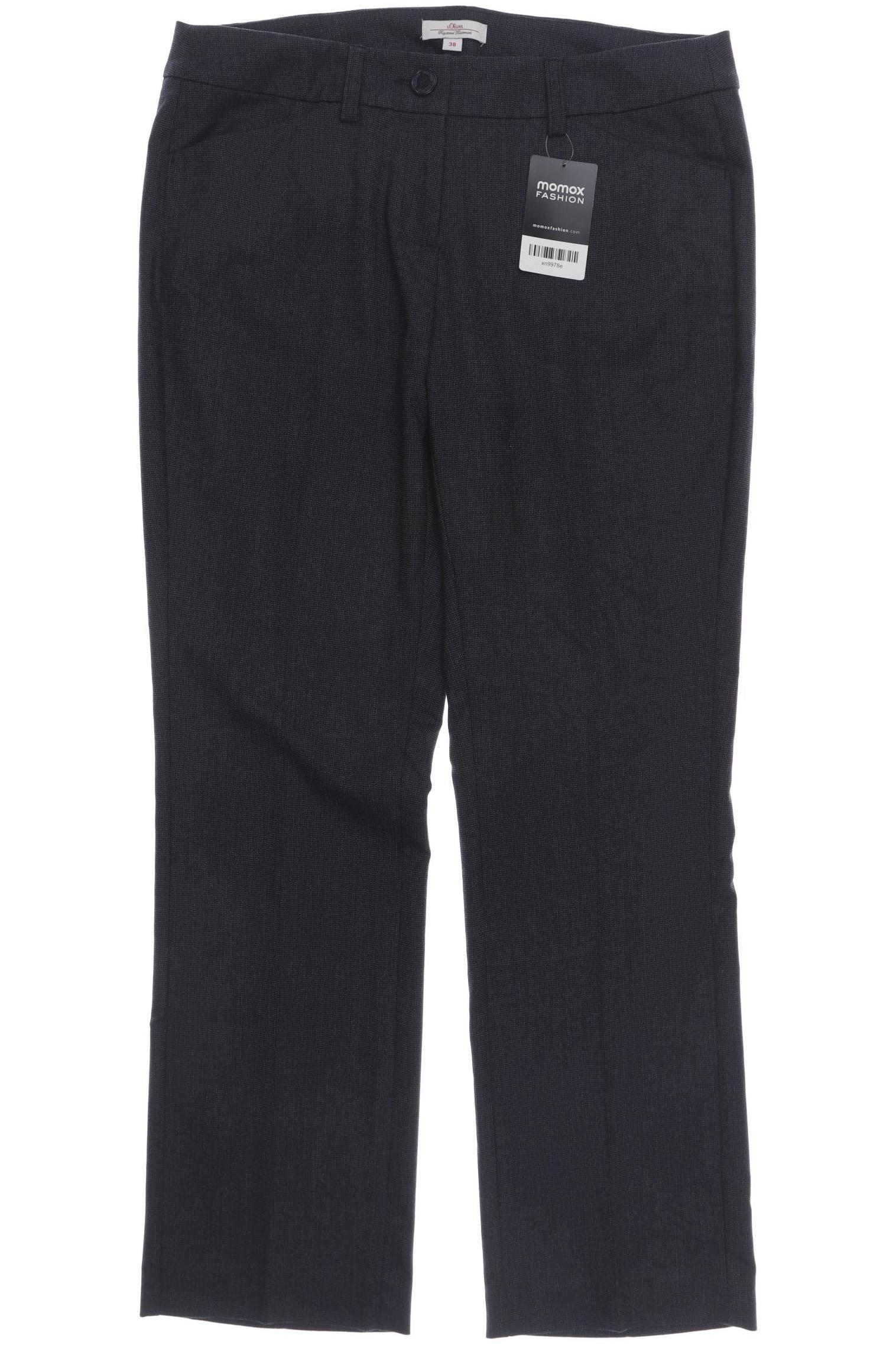 

s.Oliver Damen Stoffhose, marineblau, Gr. 38