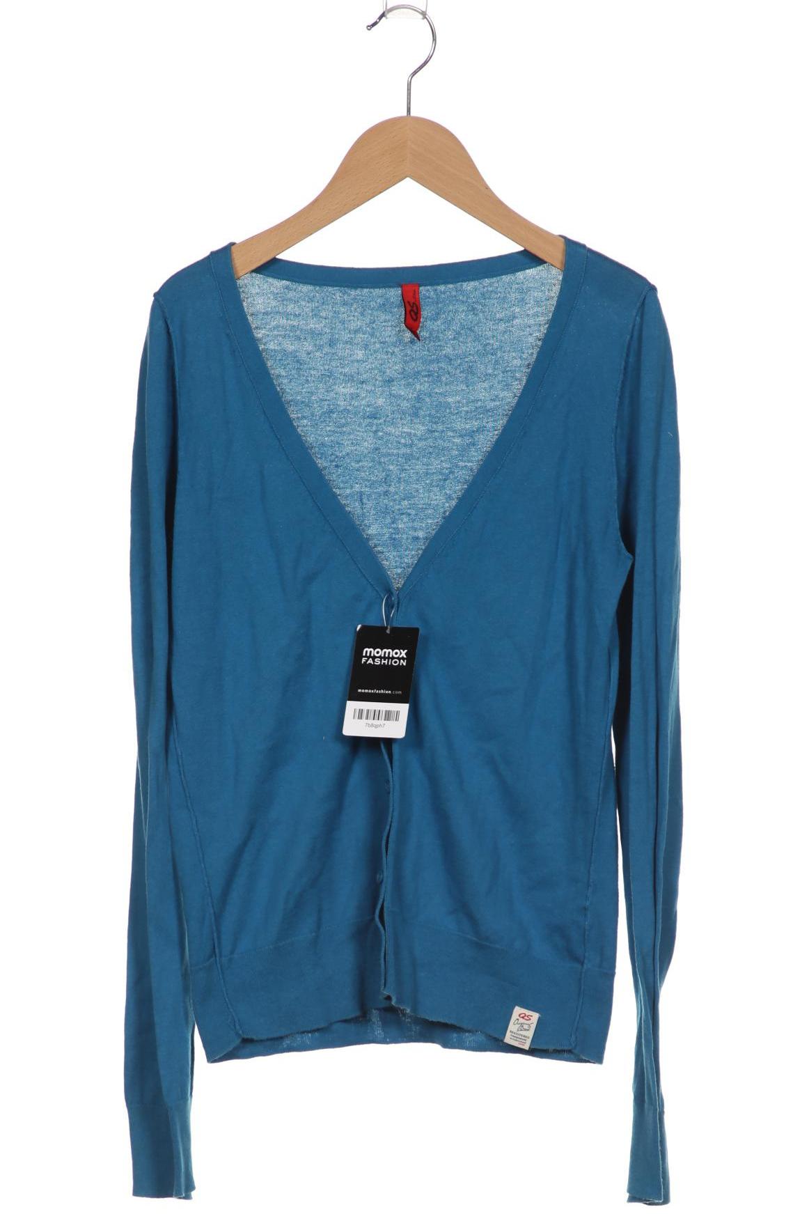 

s.Oliver Damen Strickjacke, blau, Gr. 38