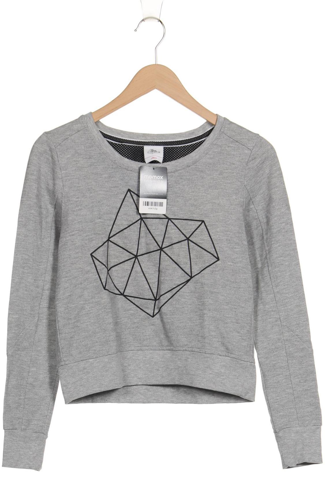 

s.Oliver Damen Sweatshirt, grau, Gr. 34