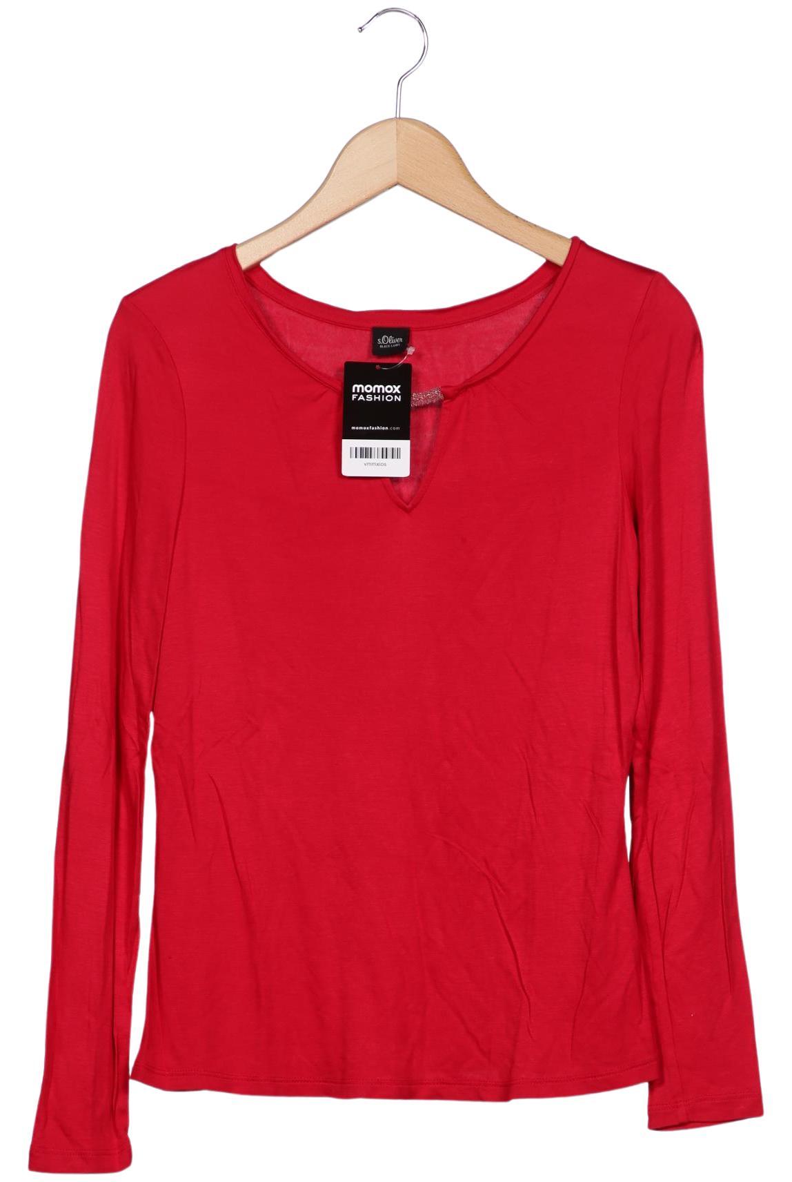 

s.Oliver Damen Langarmshirt, rot, Gr. 36