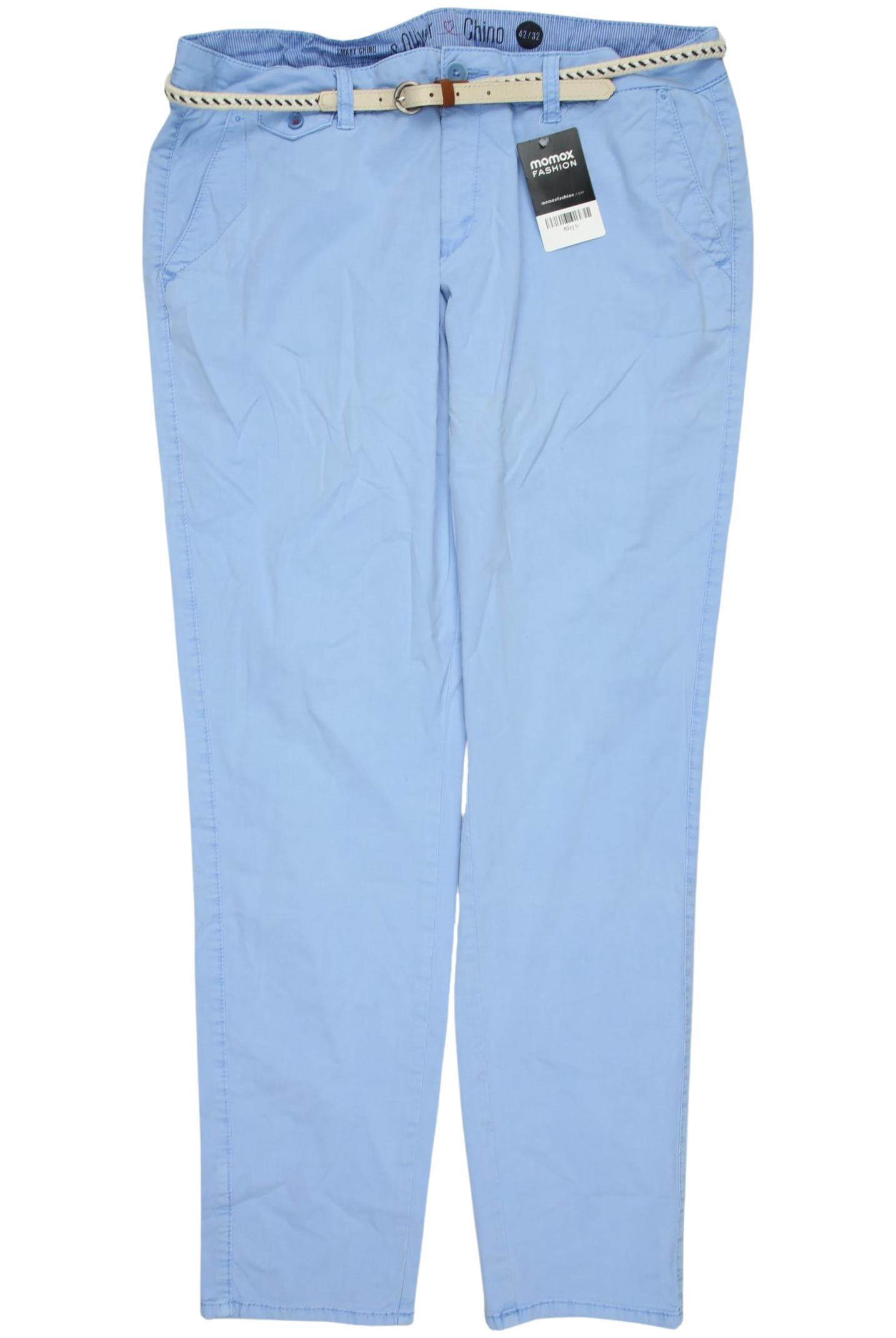 

s.Oliver Damen Stoffhose, hellblau, Gr. 42