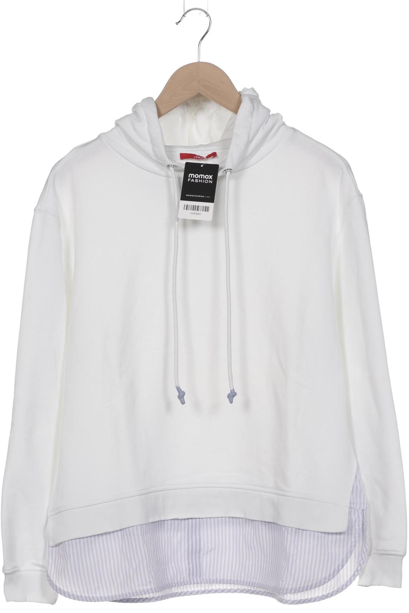 

s.Oliver Damen Kapuzenpullover, weiß, Gr. 42