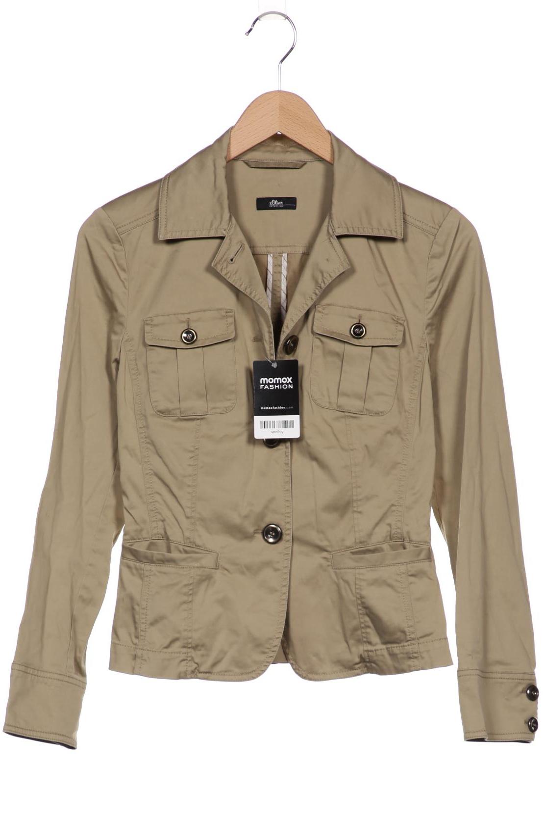 

s.Oliver Damen Jacke, beige, Gr. 34