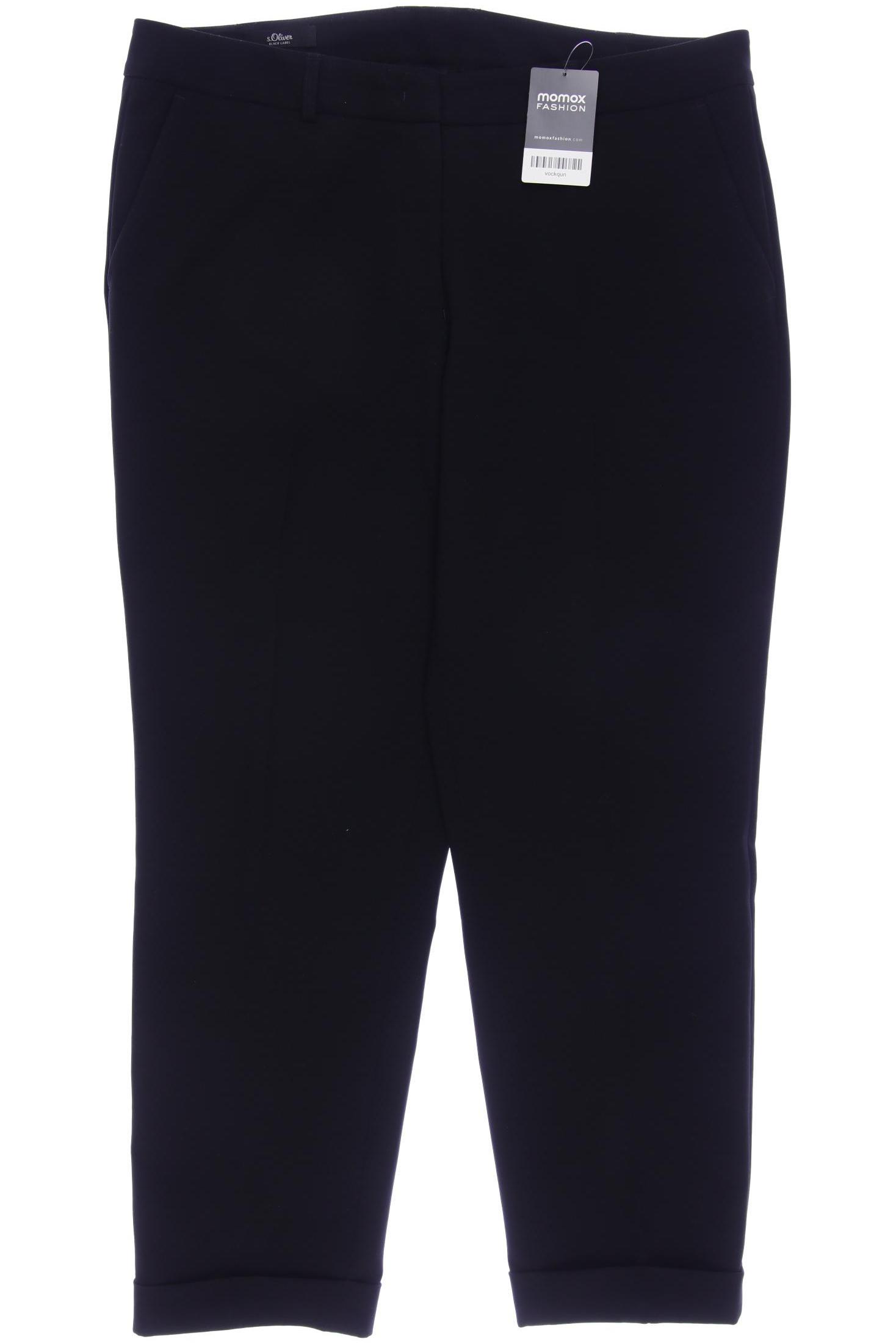 

s.Oliver Damen Stoffhose, schwarz