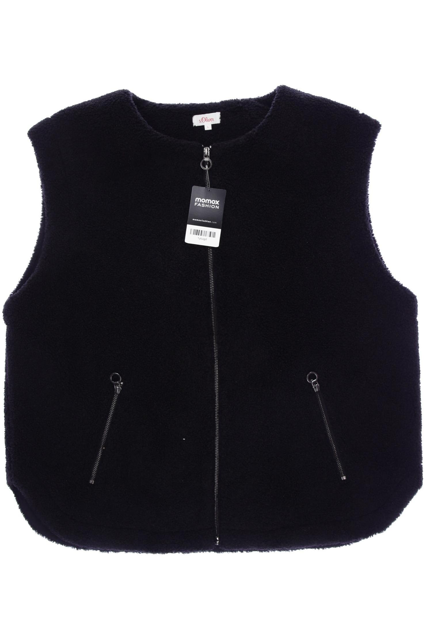 

s.Oliver Damen Weste, schwarz, Gr. 42