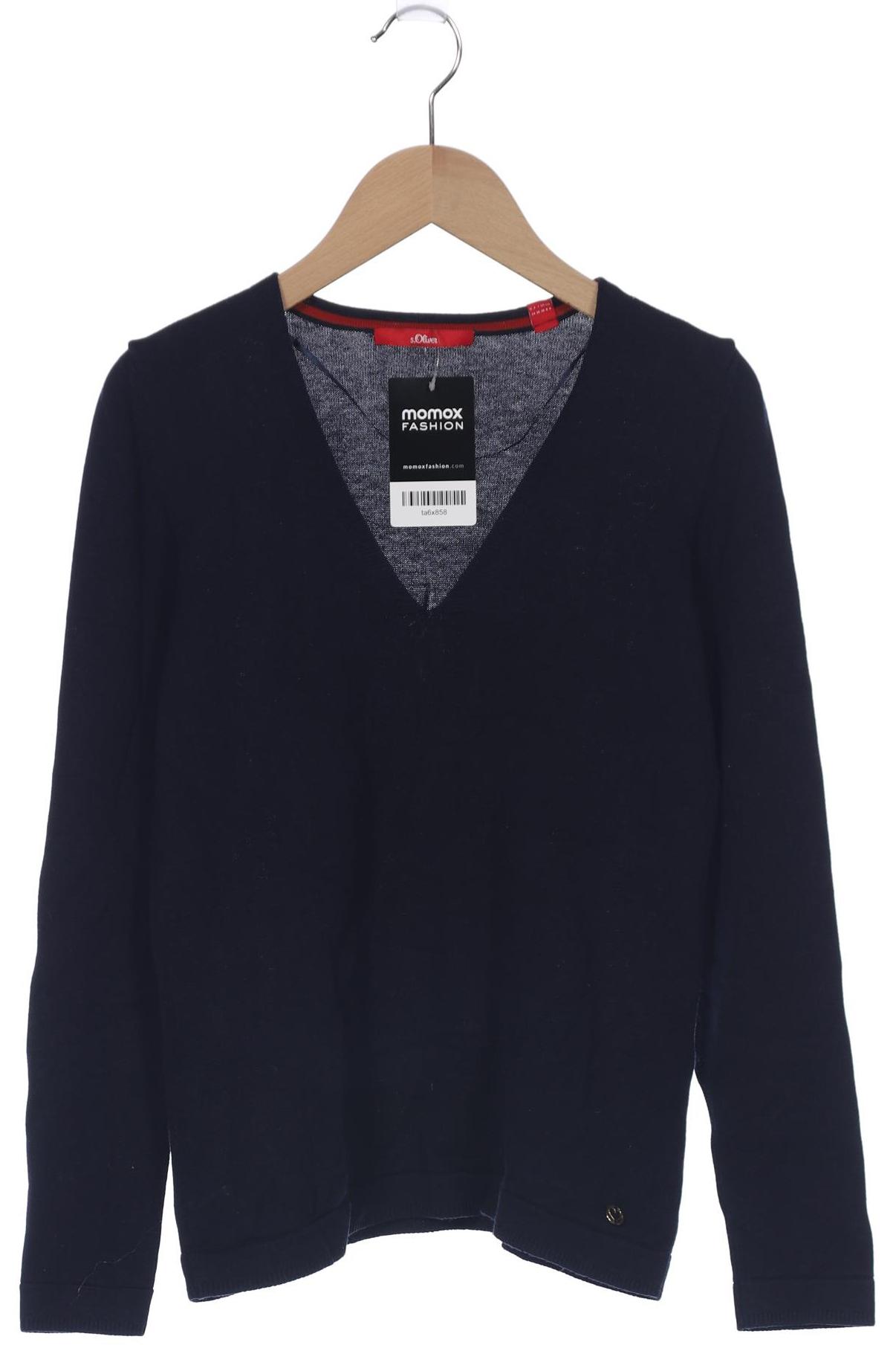 

s.Oliver Damen Pullover, marineblau