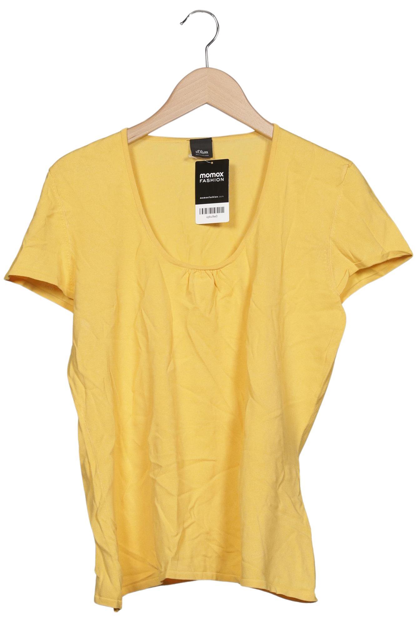 

s.Oliver Damen T-Shirt, gelb, Gr. 46
