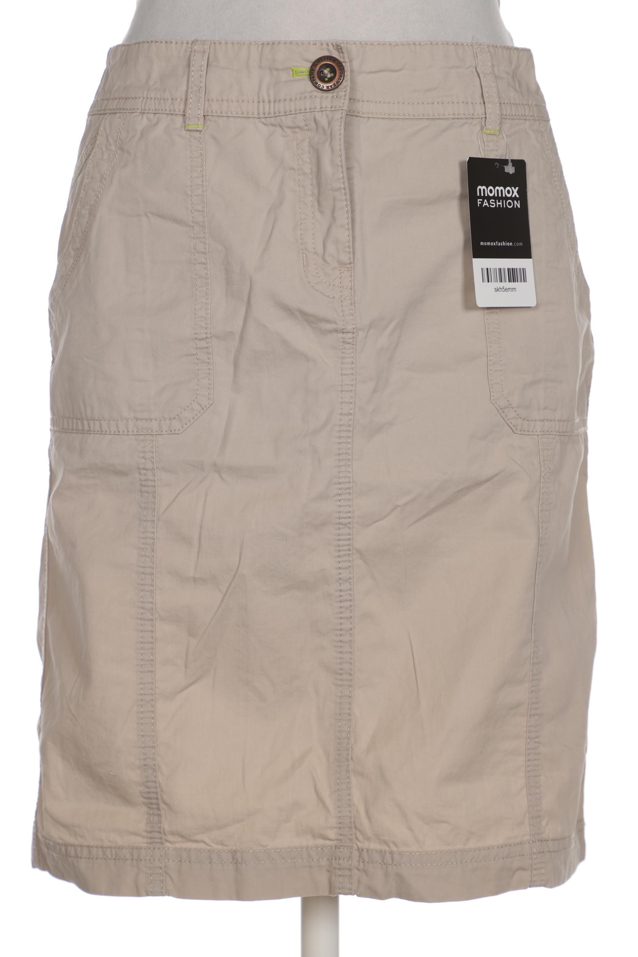 

s.Oliver Damen Rock, beige, Gr. 38