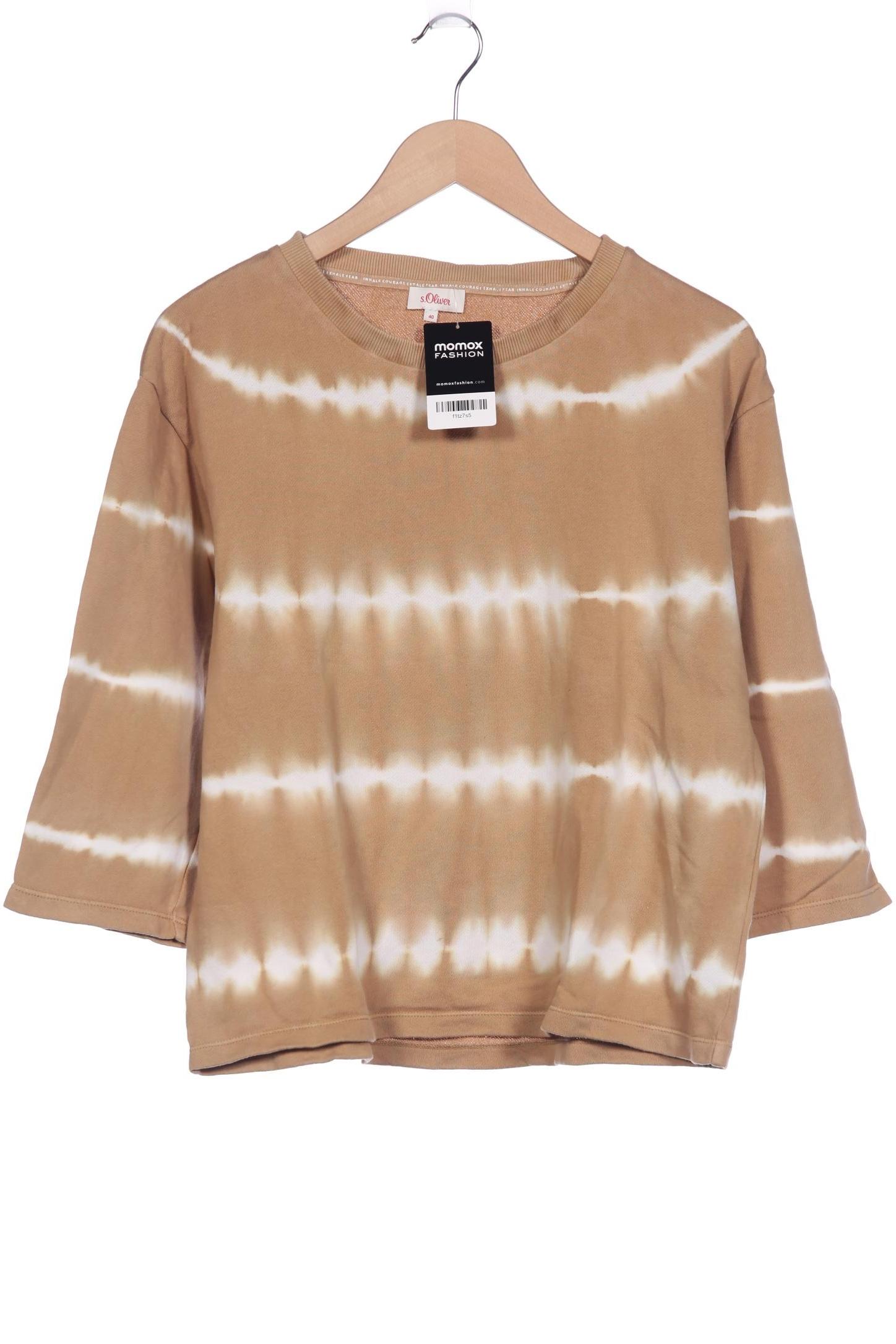 

s.Oliver Damen Sweatshirt, beige, Gr. 40