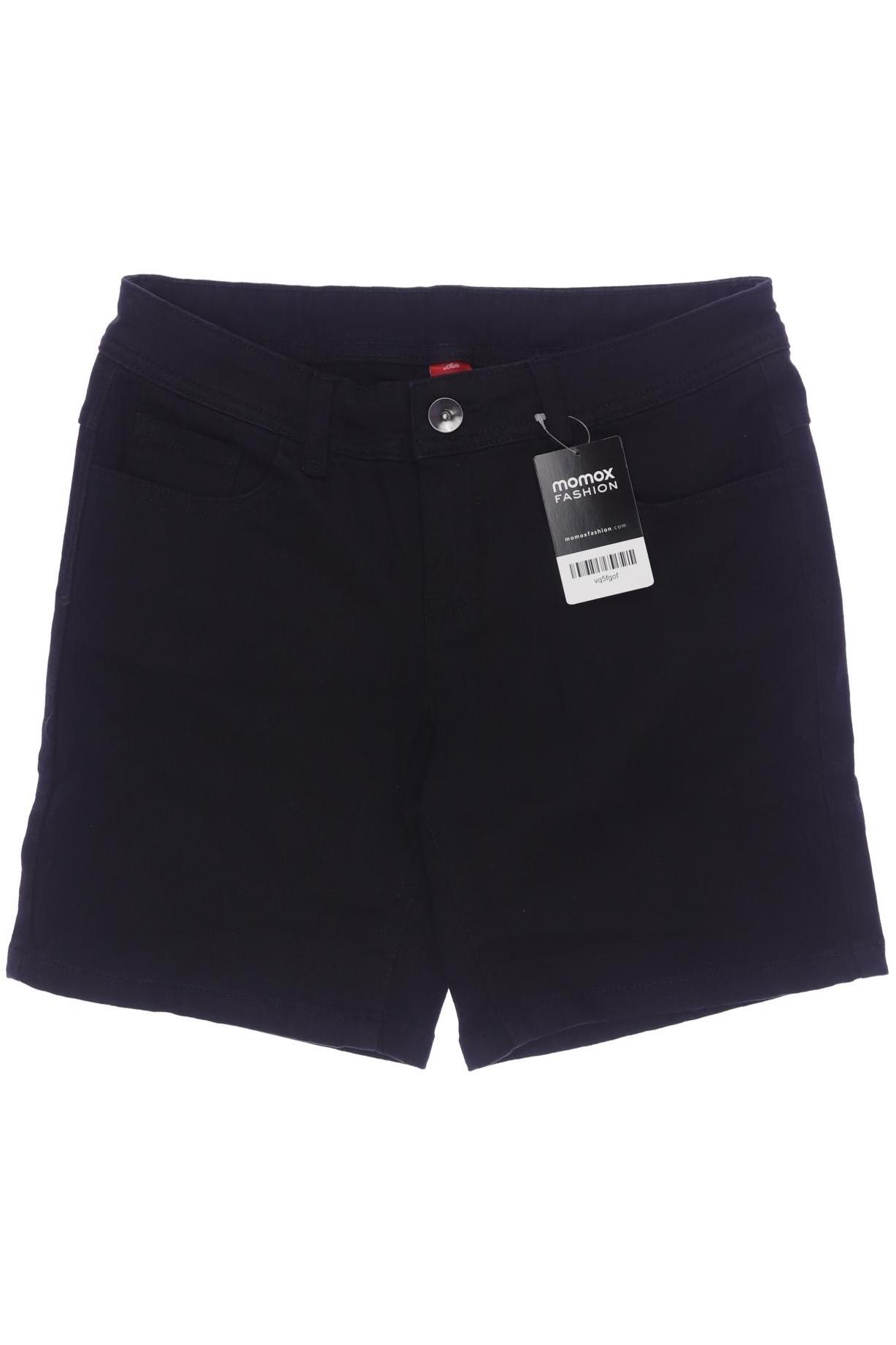 

s.Oliver Damen Shorts, schwarz, Gr. 38