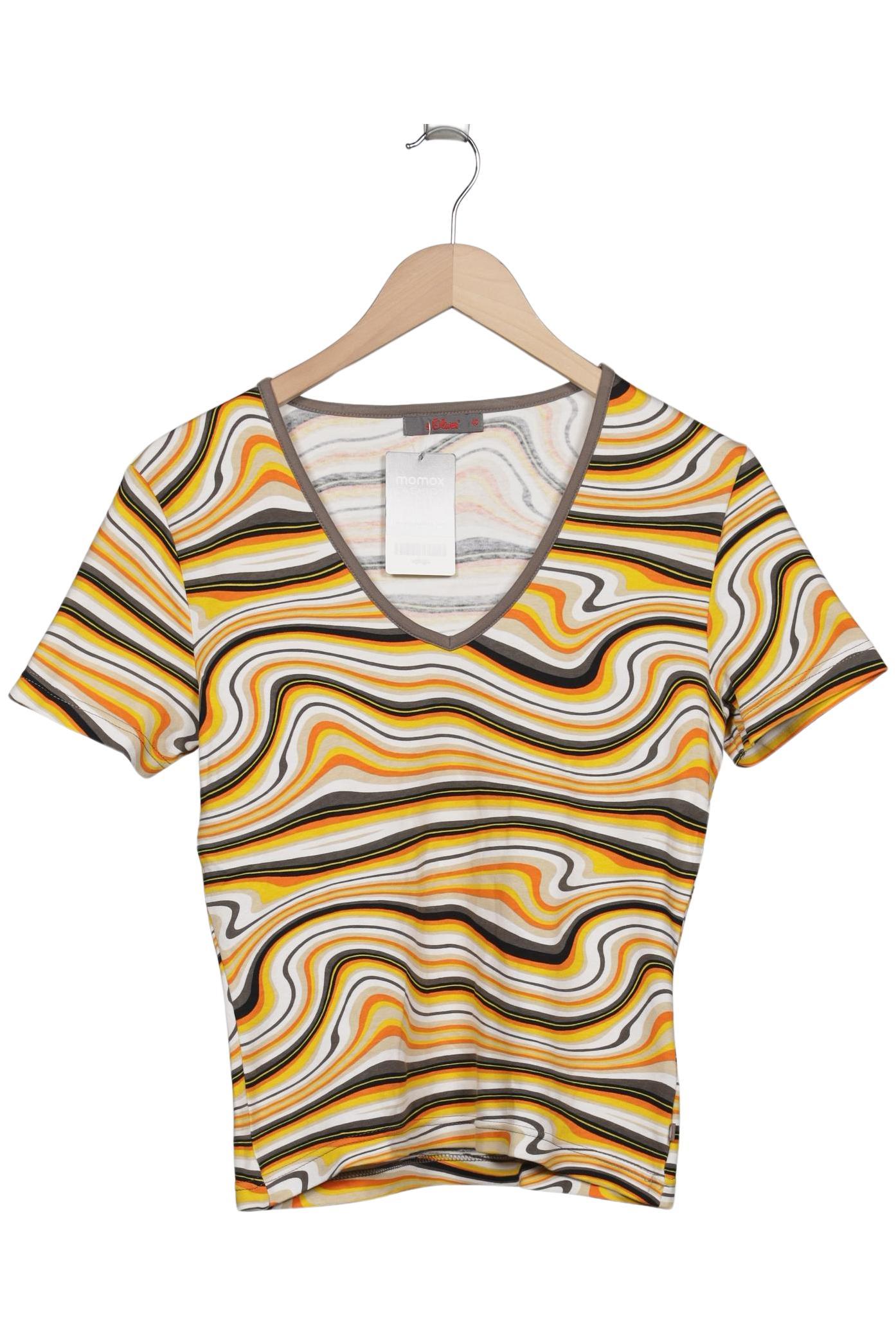 

s.Oliver Damen T-Shirt, gelb, Gr. 40