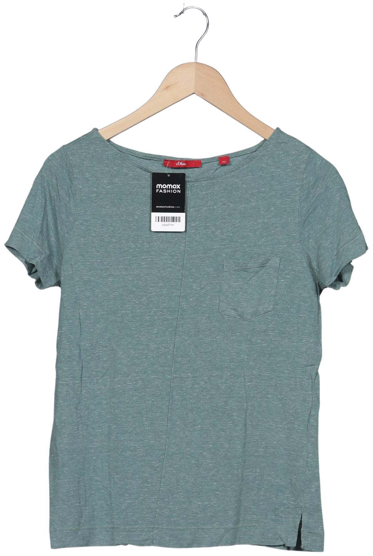 

s.Oliver Damen T-Shirt, türkis, Gr. 40