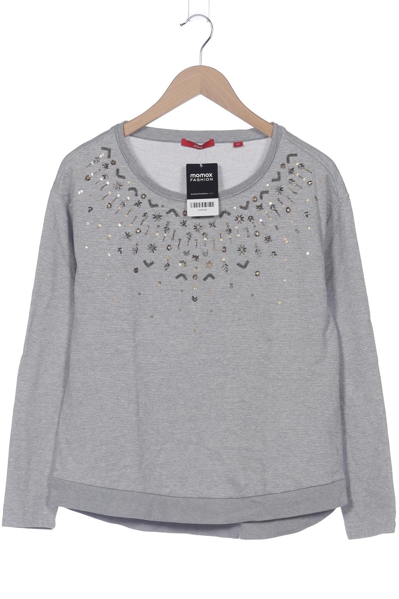 

s.Oliver Damen Sweatshirt, grau, Gr. 38