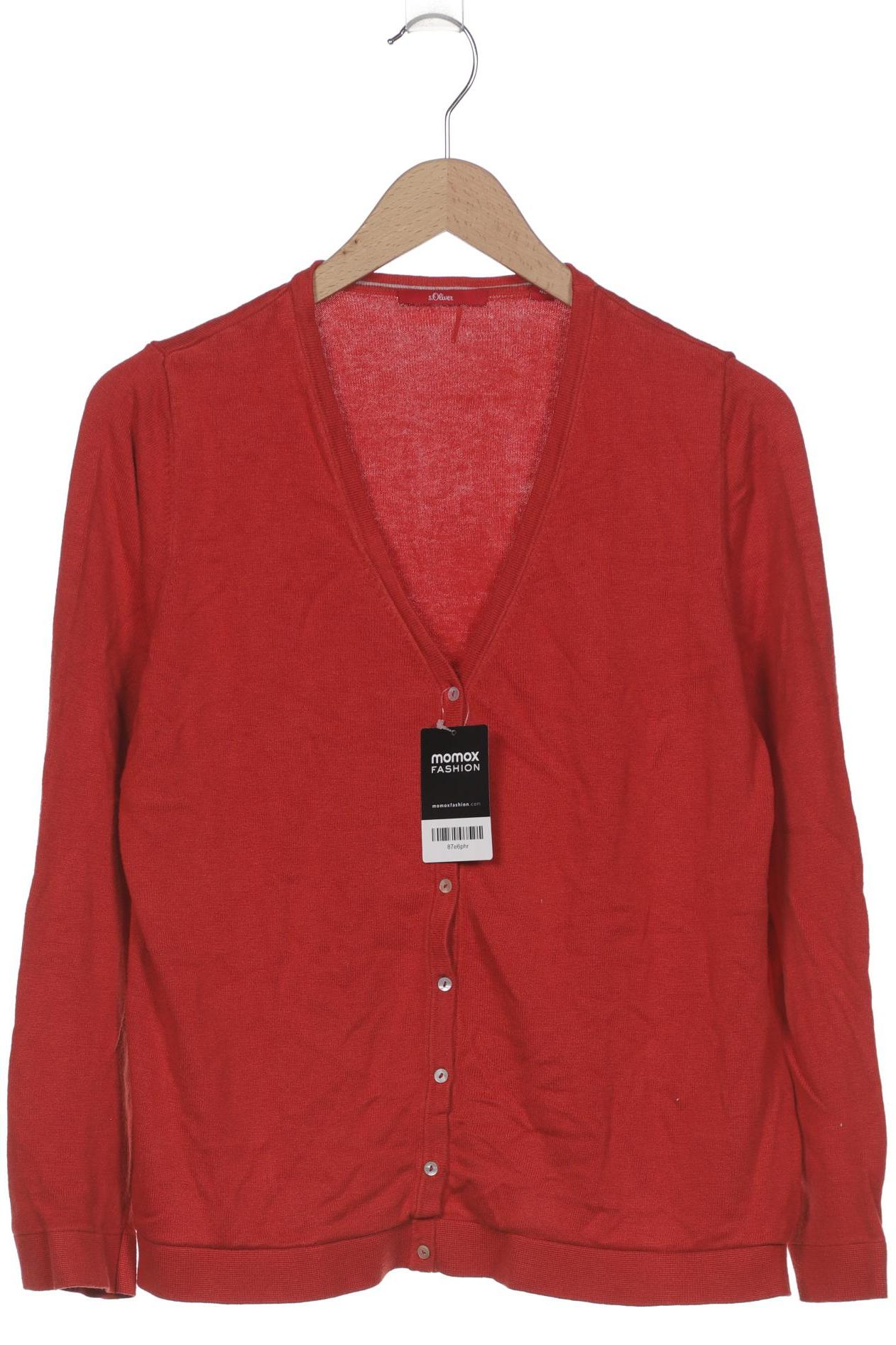 

s.Oliver Damen Strickjacke, rot, Gr. 46