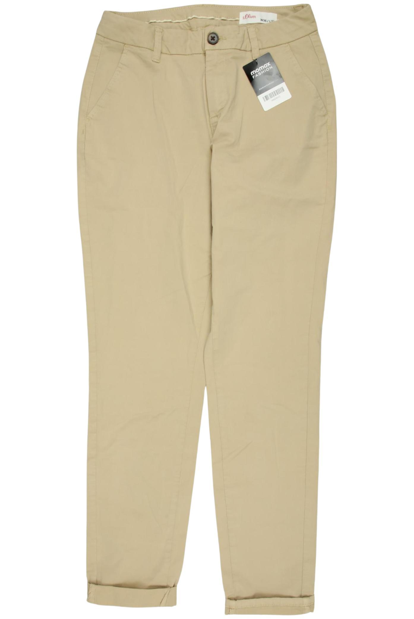 

s.Oliver Damen Stoffhose, beige, Gr. 36