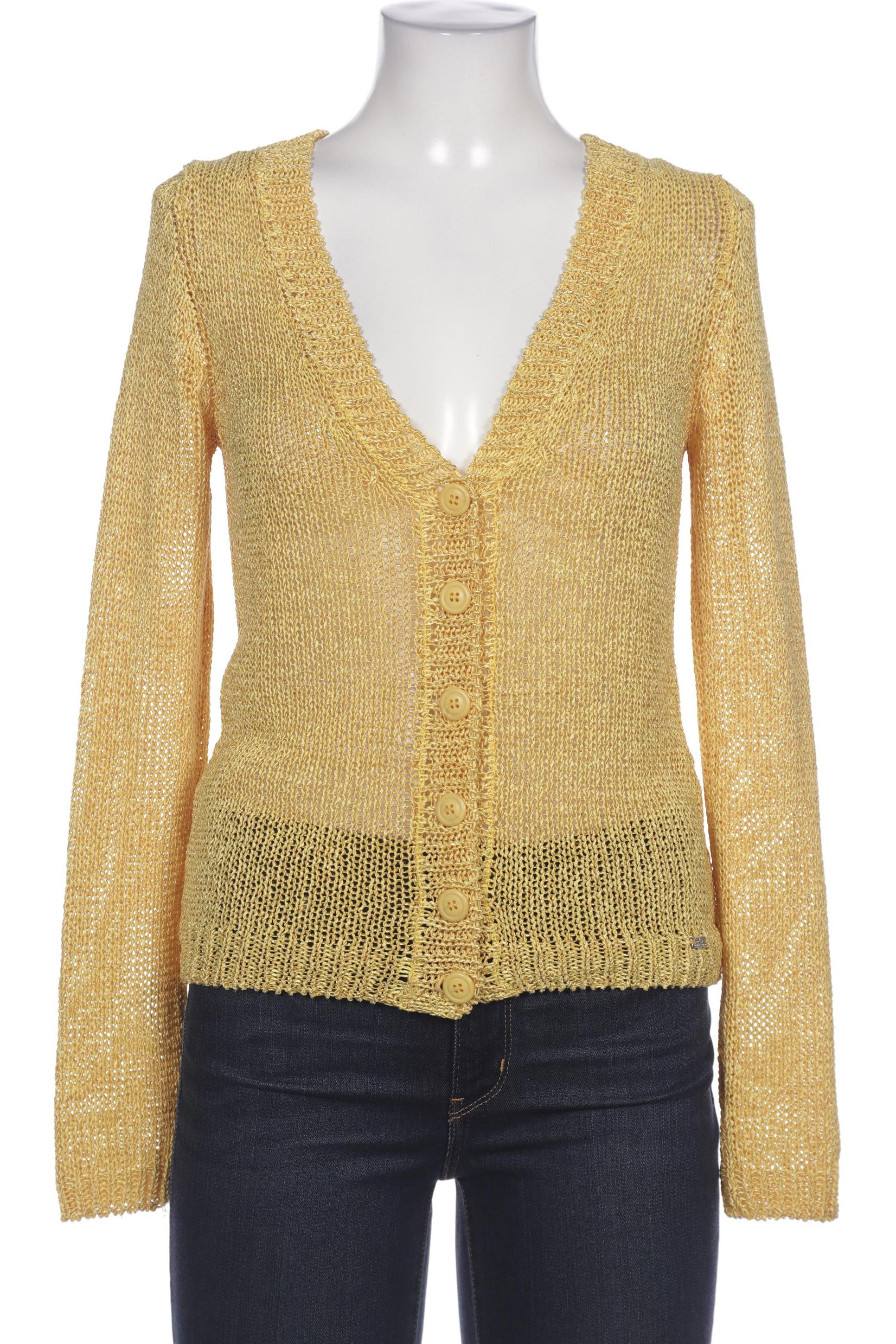 

s.Oliver Damen Strickjacke, gelb, Gr. 36