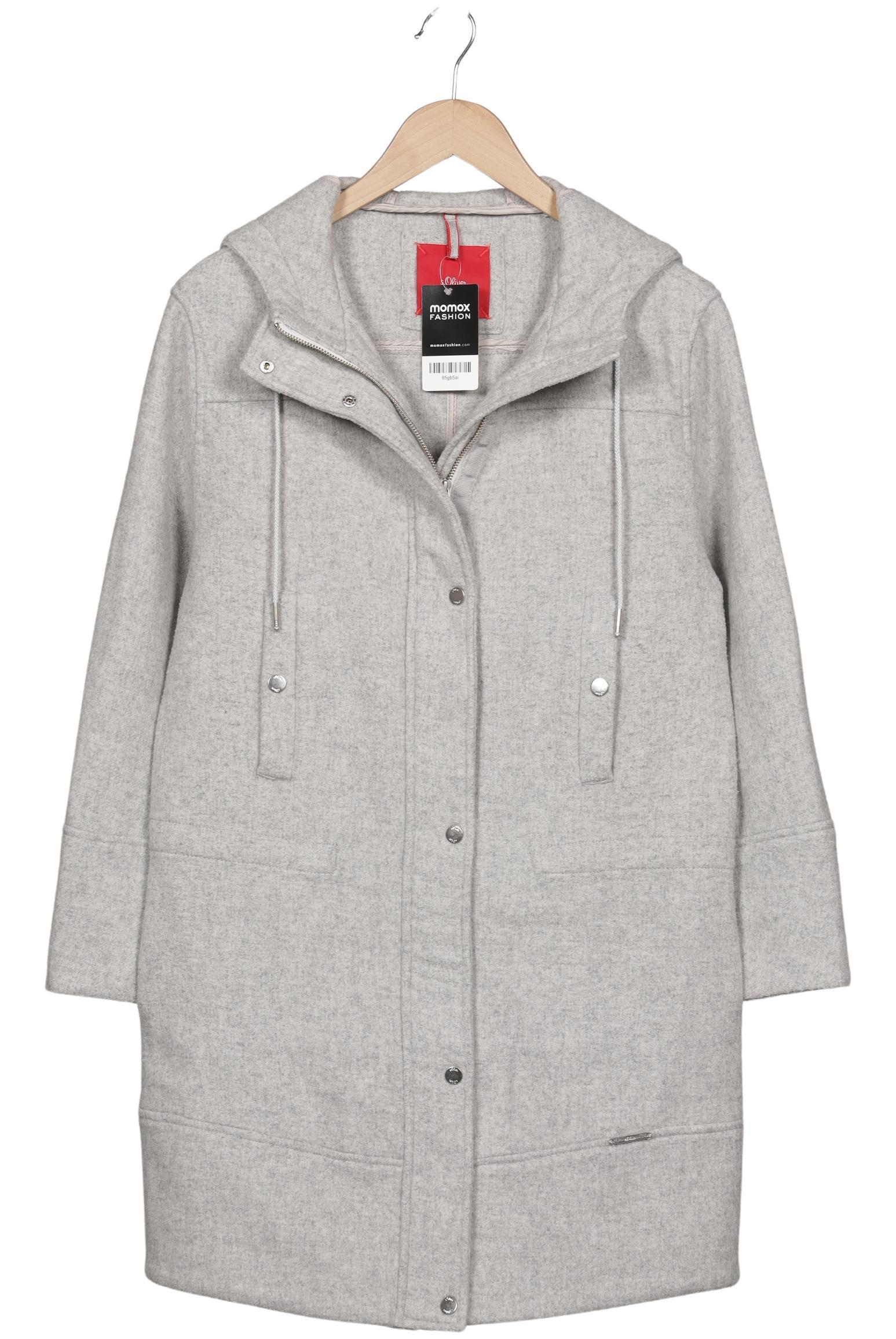 

s.Oliver Damen Mantel, grau, Gr. 36