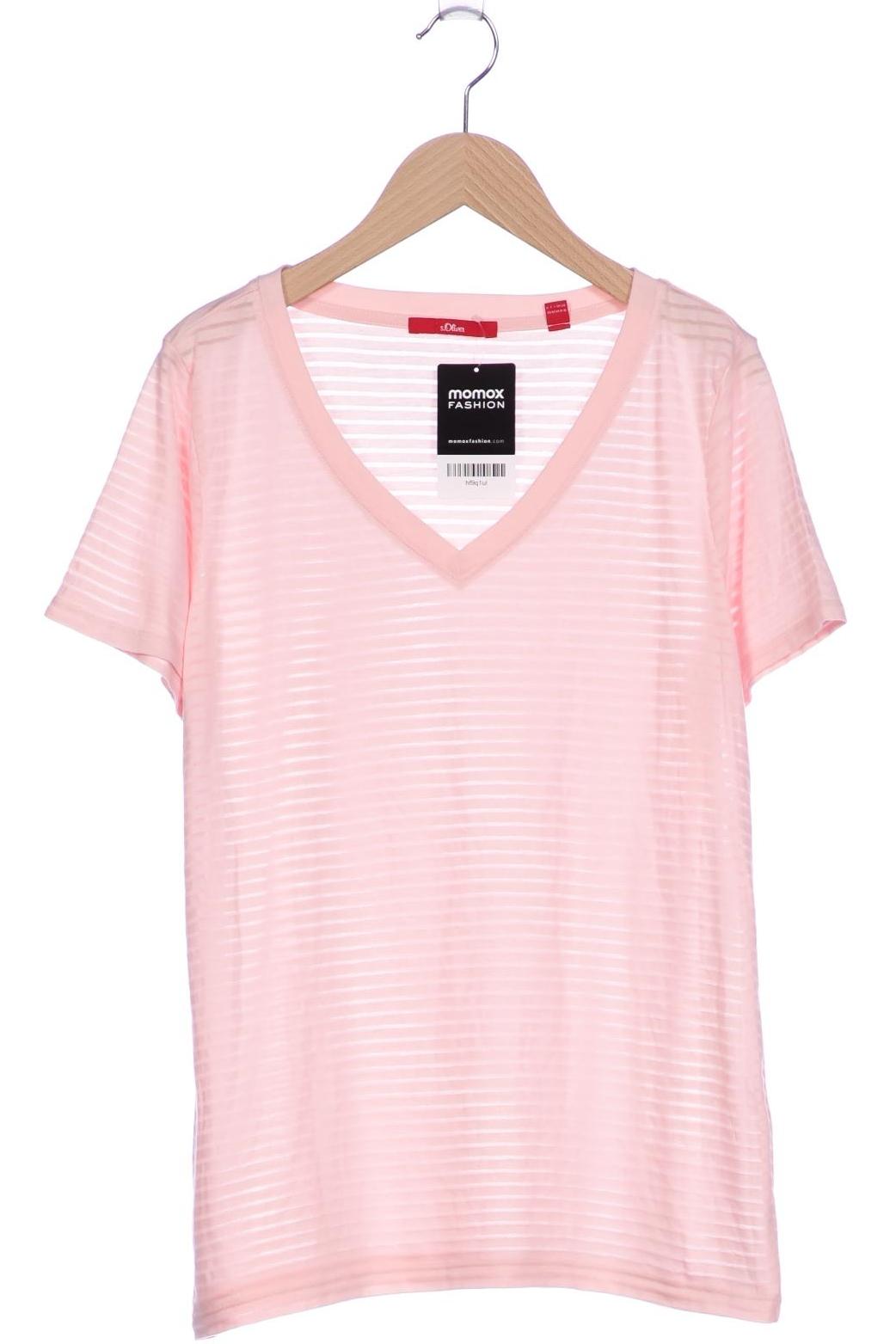 

s.Oliver Damen T-Shirt, pink, Gr. 40