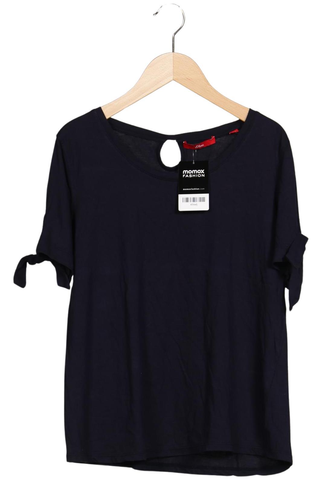 

s.Oliver Damen T-Shirt, marineblau, Gr. 40