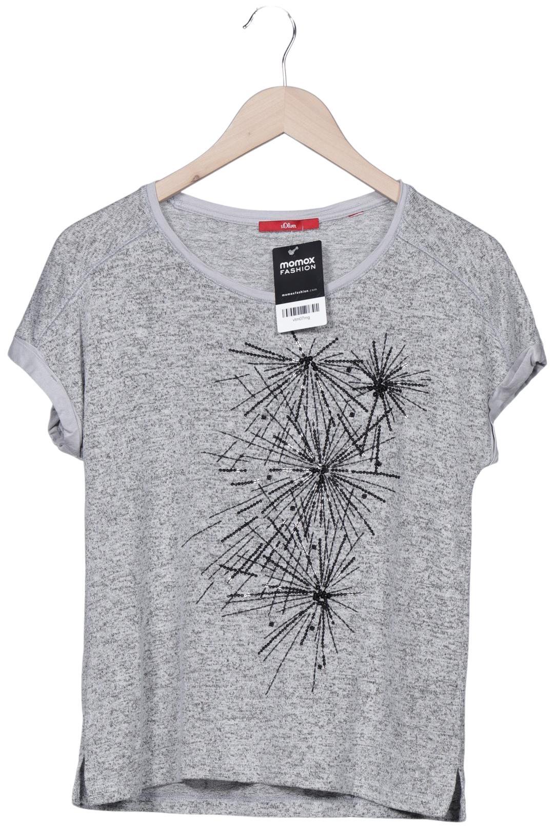 

s.Oliver Damen T-Shirt, grau, Gr. 44