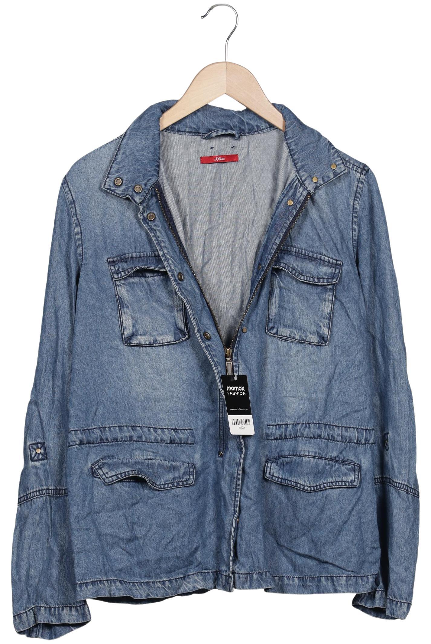 

s.Oliver Damen Jacke, blau, Gr. 40