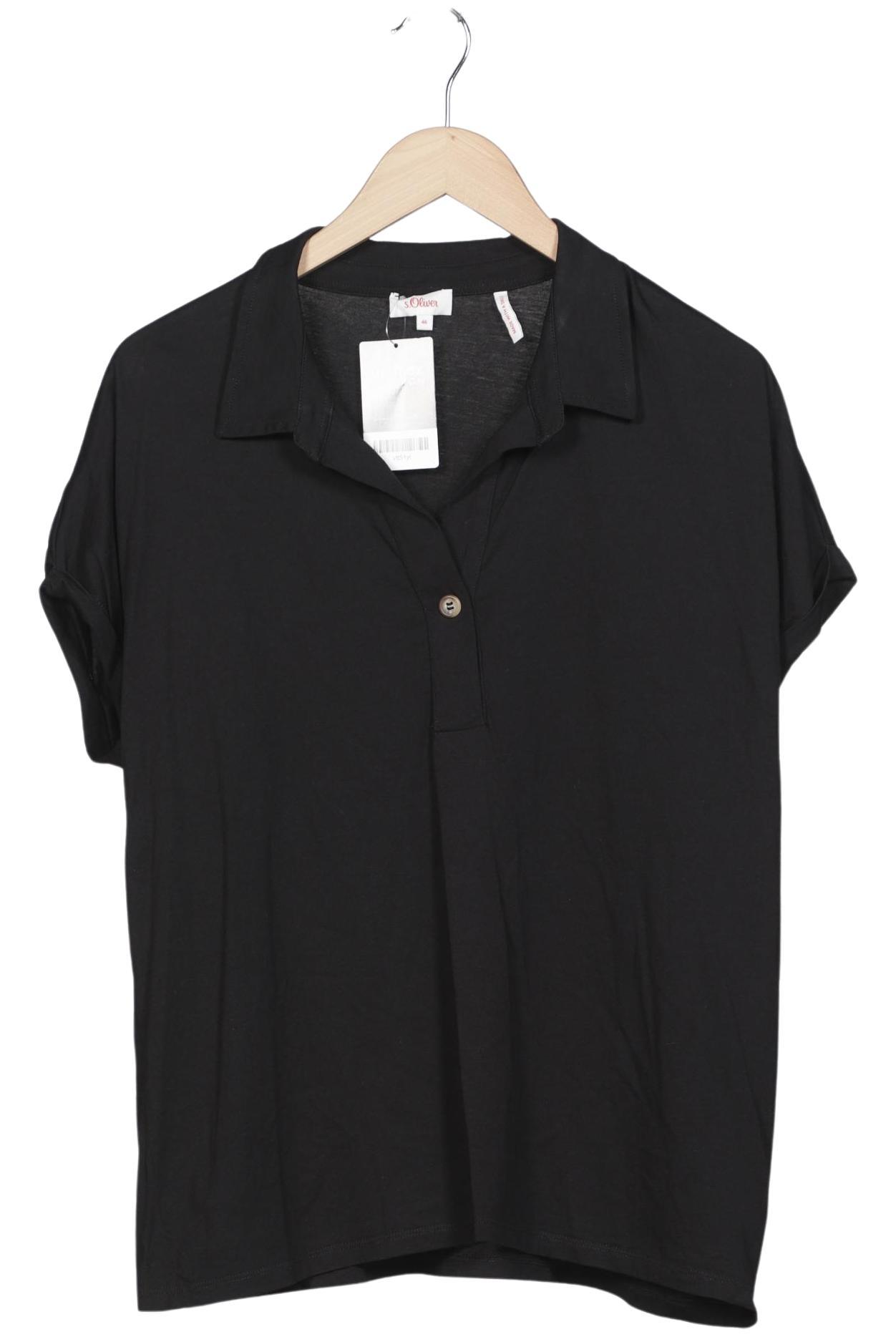 

s.Oliver Damen T-Shirt, schwarz, Gr. 46