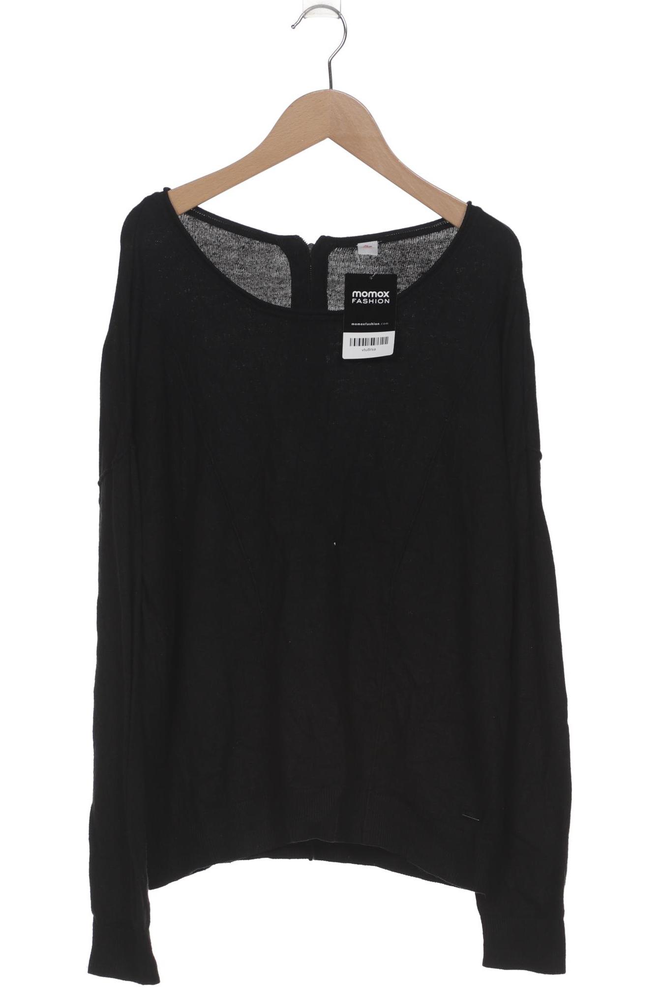

s.Oliver Damen Pullover, schwarz, Gr. 38