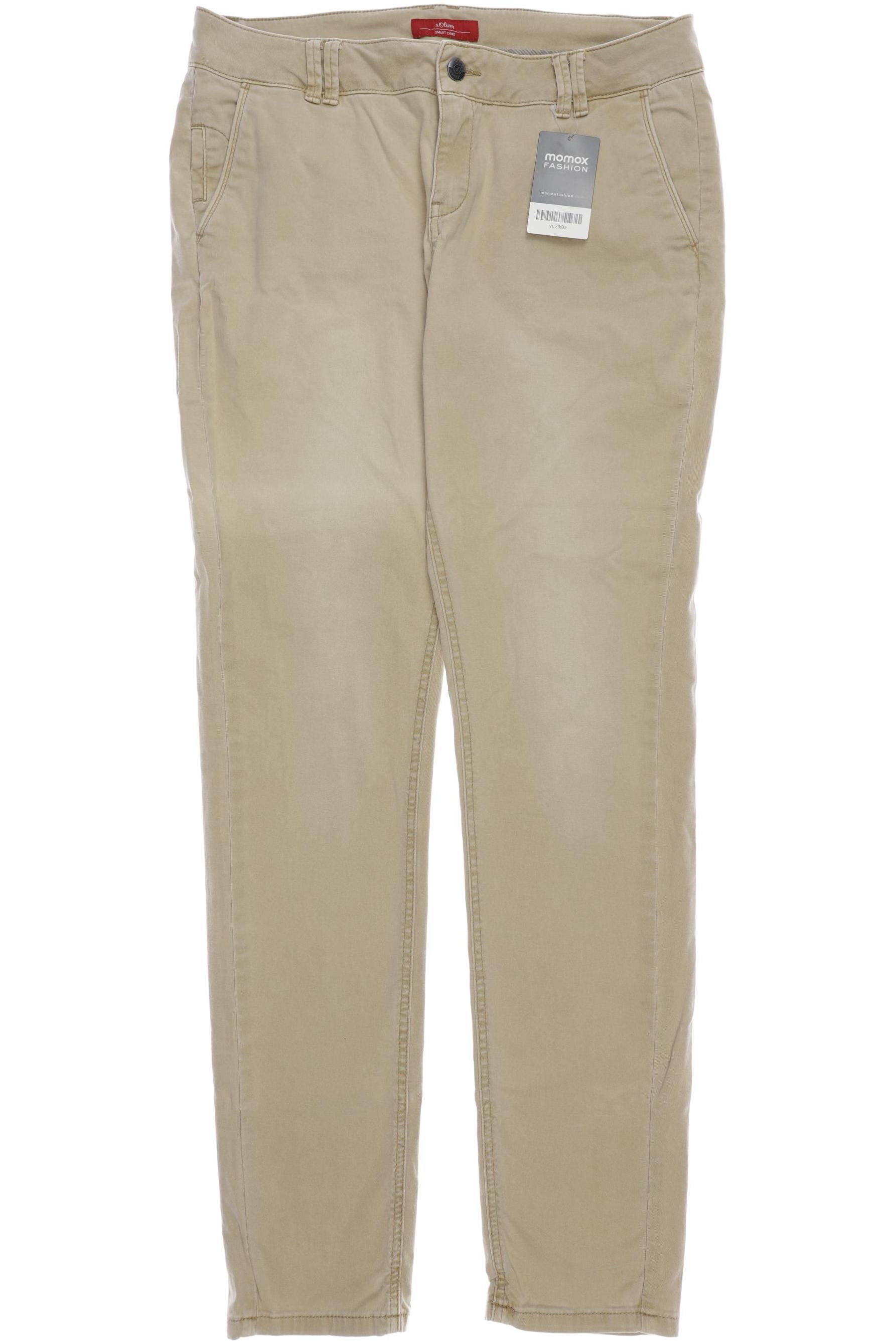 

s.Oliver Damen Stoffhose, beige, Gr. 40