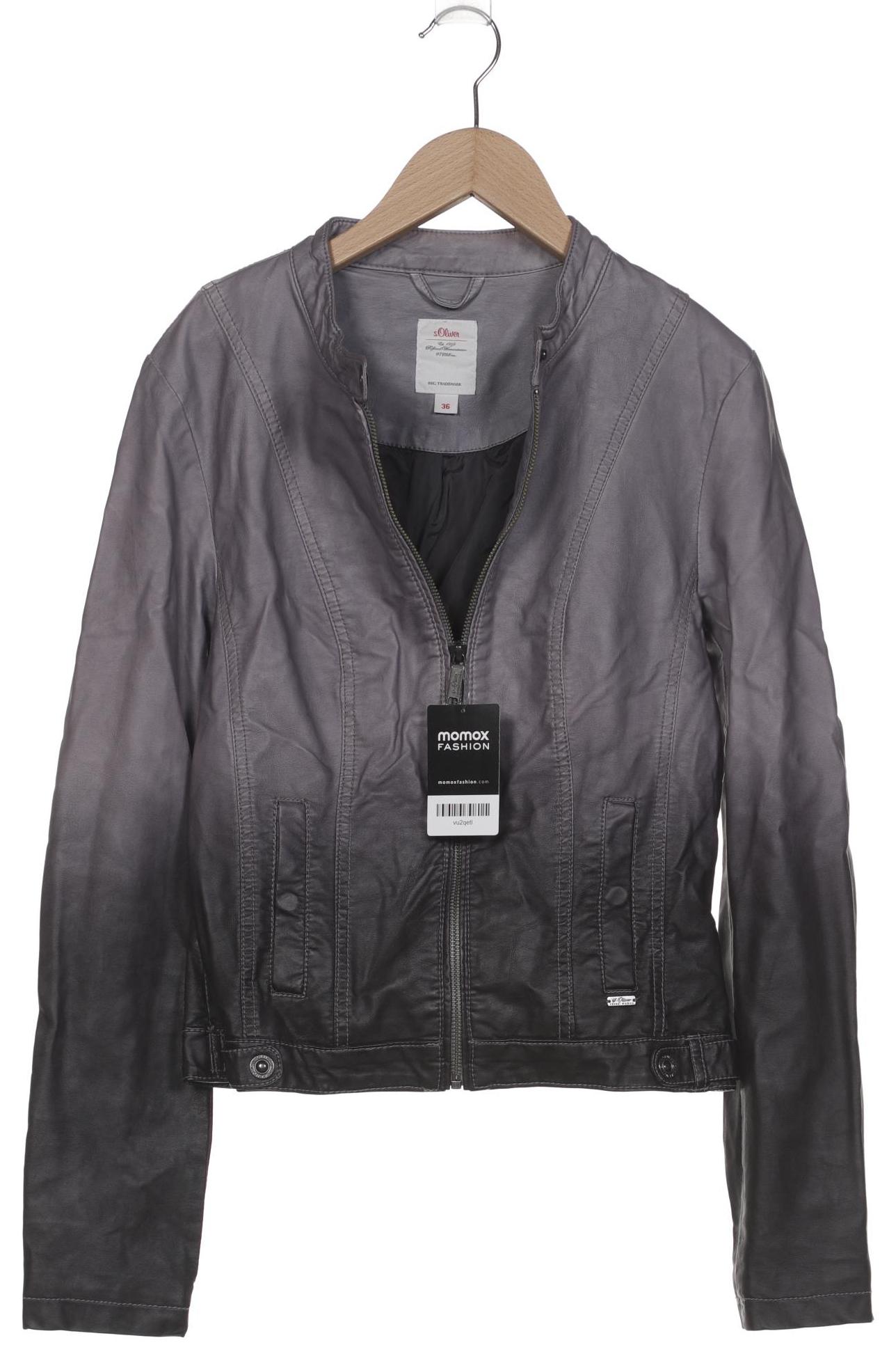 

s.Oliver Damen Jacke, grau, Gr. 36