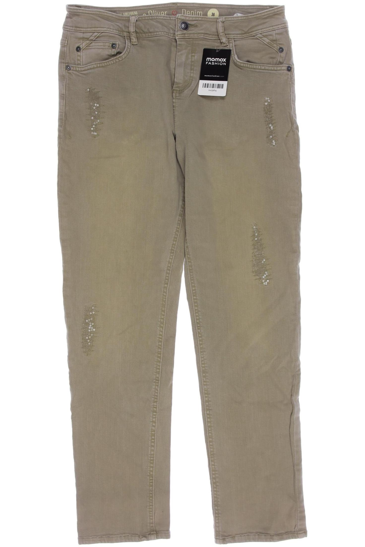 

s.Oliver Damen Jeans, grün, Gr. 36