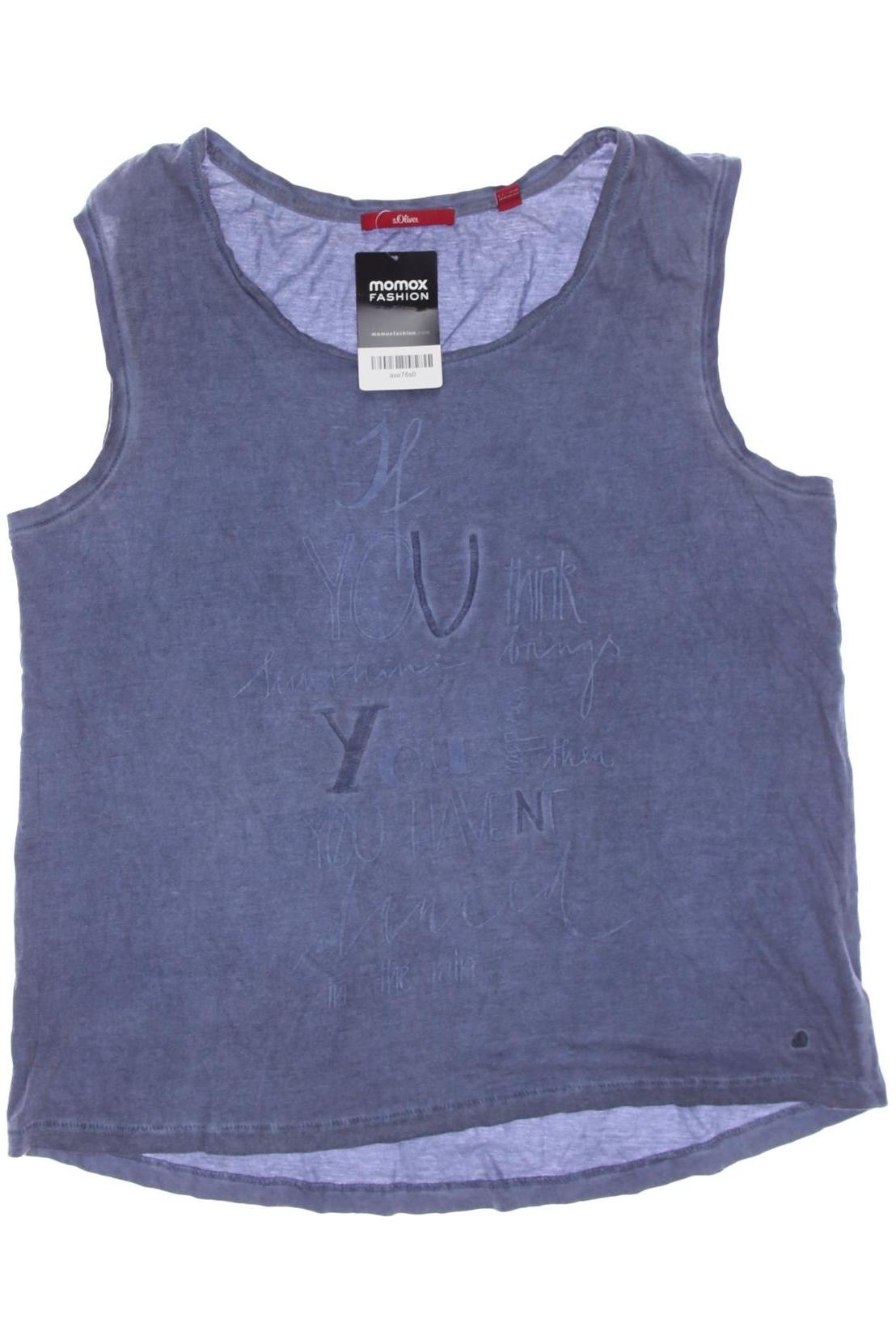 

s.Oliver Damen Top, blau, Gr. 38