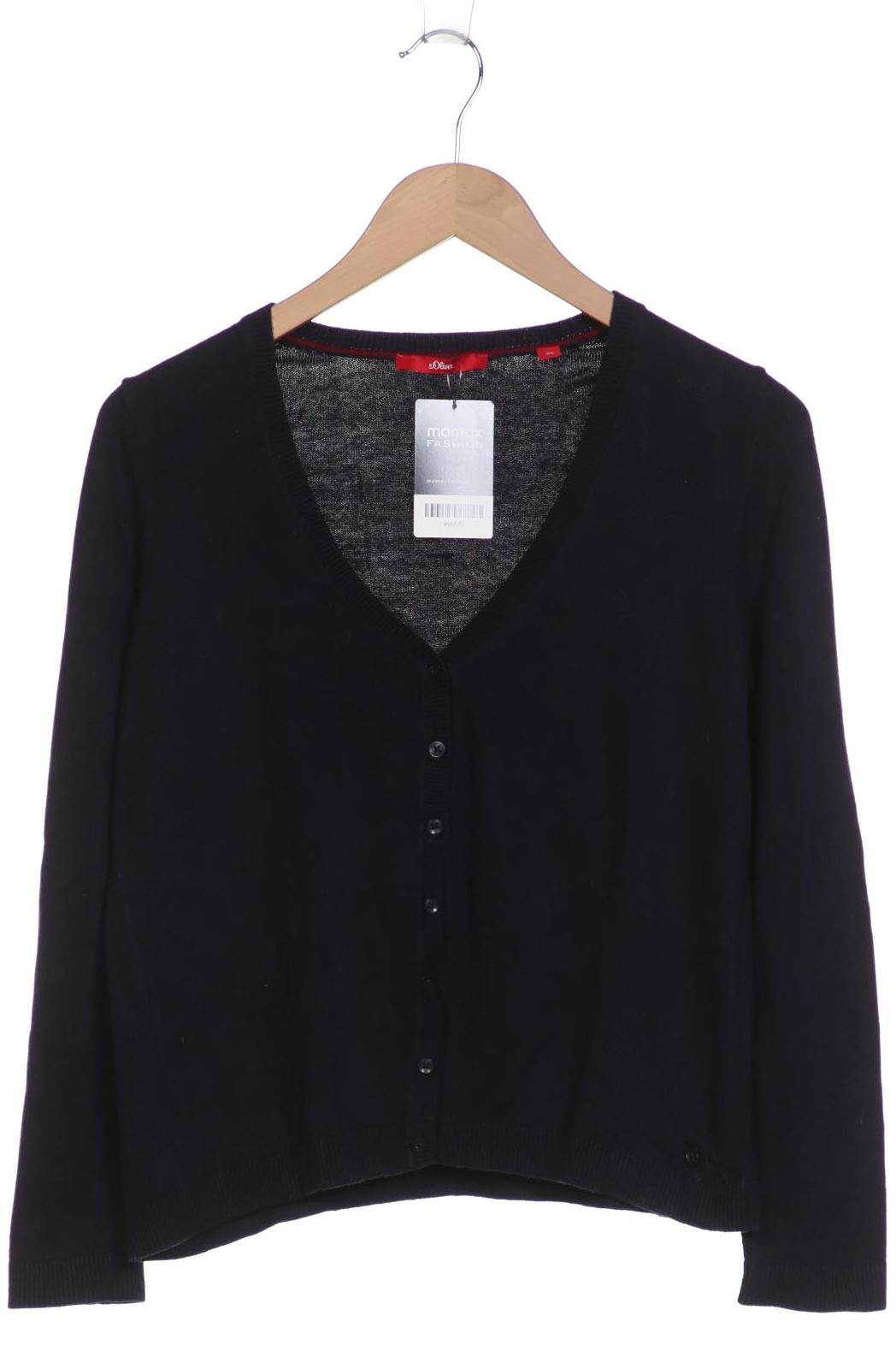 

s.Oliver Damen Strickjacke, marineblau, Gr. 38