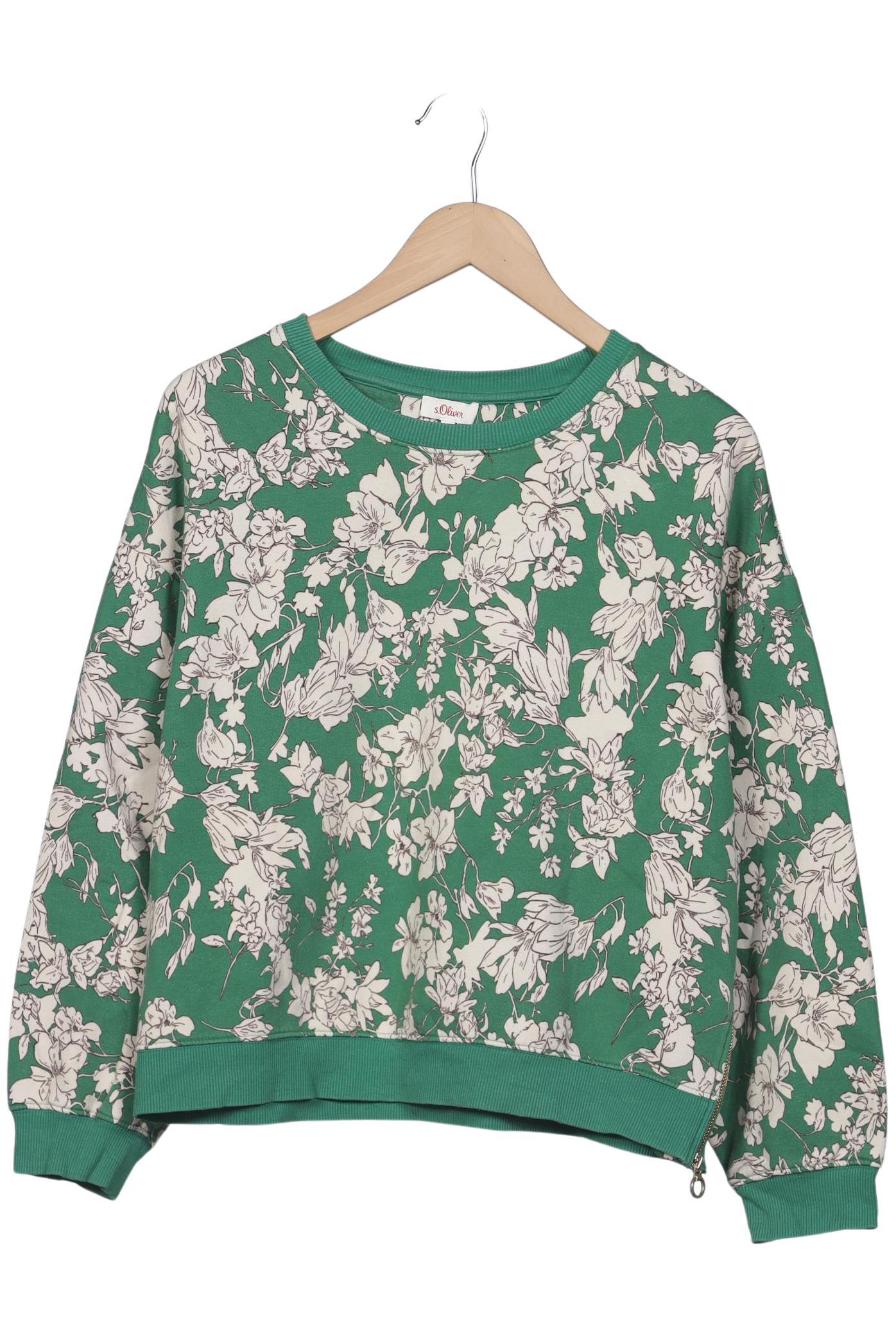 

s.Oliver Damen Sweatshirt, grün, Gr. 38