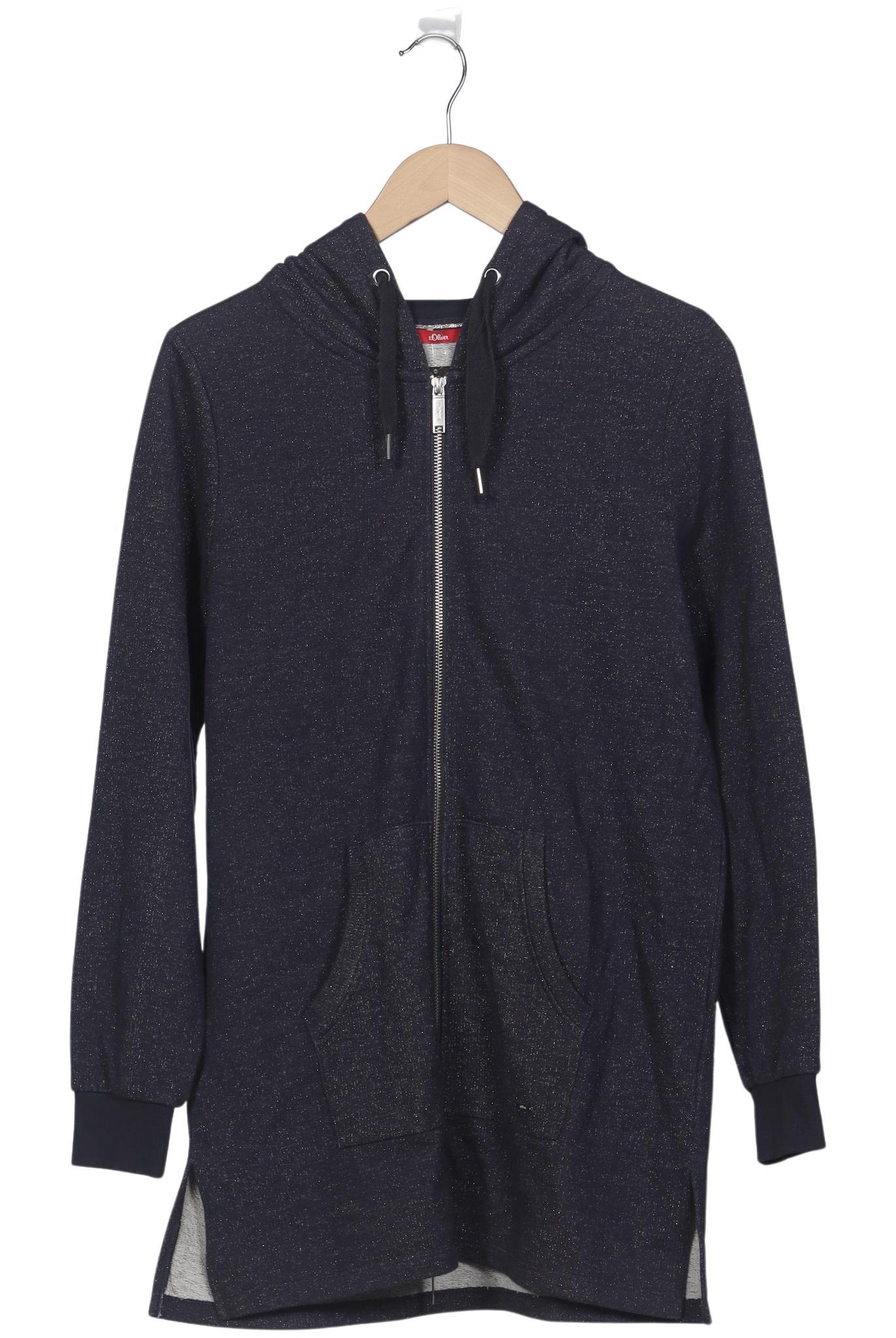 

s.Oliver Damen Kapuzenpullover, marineblau, Gr. 38