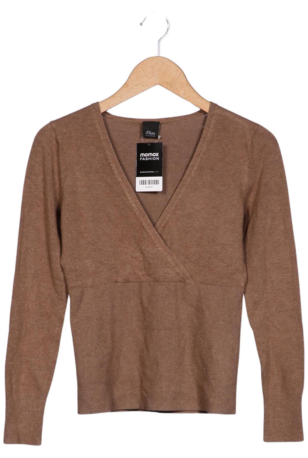 

s.Oliver Damen Pullover, braun, Gr. 36