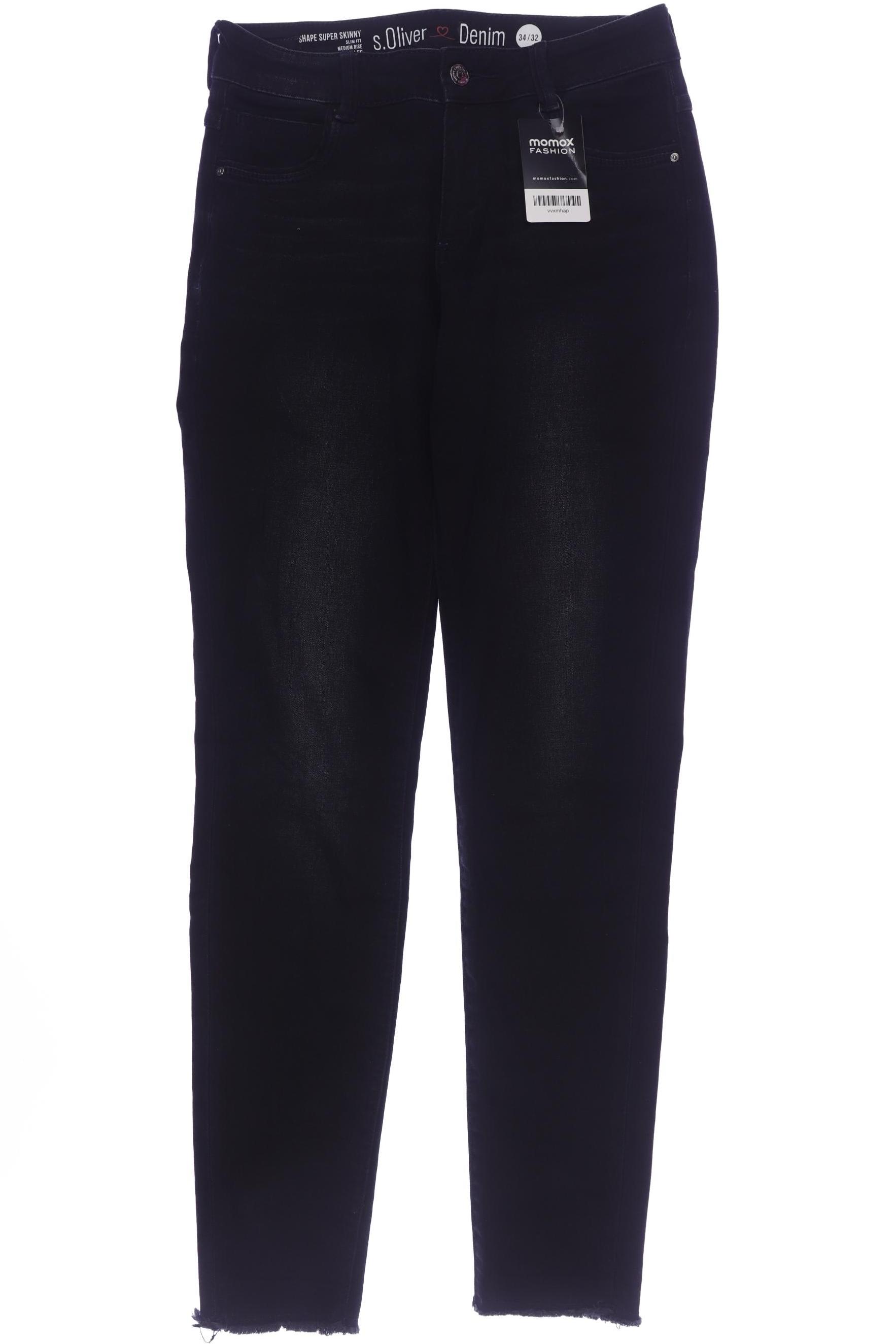 

s.Oliver Damen Jeans, schwarz, Gr. 34
