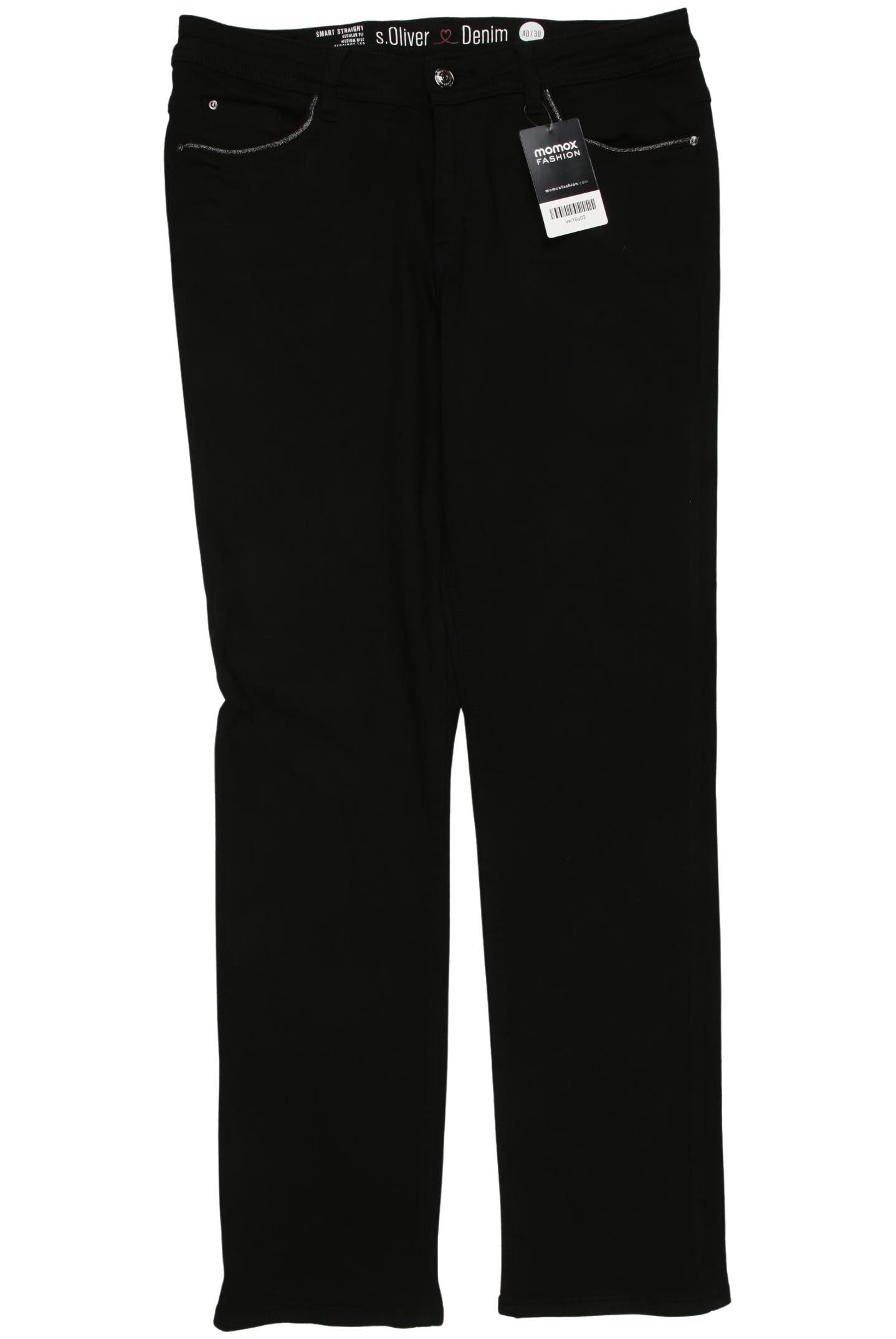 

s.Oliver Damen Jeans, schwarz, Gr. 40