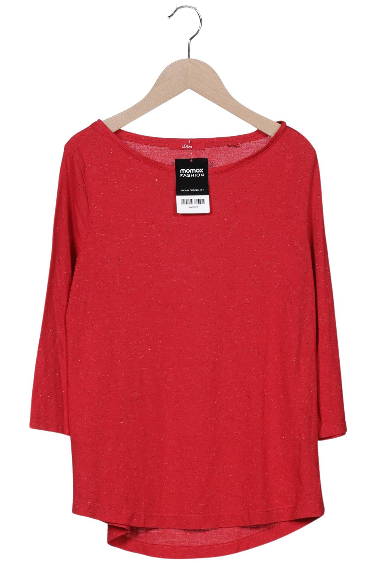 

s.Oliver Damen Langarmshirt, rot, Gr. 38