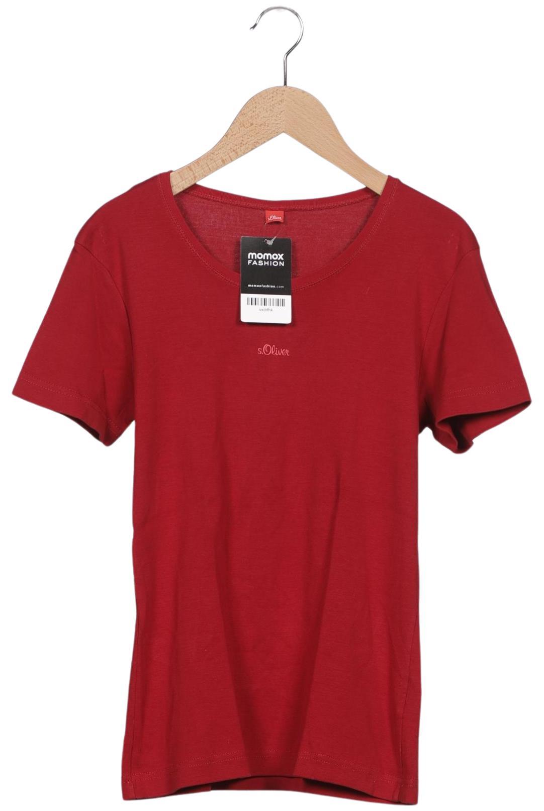 

s.Oliver Damen T-Shirt, bordeaux, Gr. 40