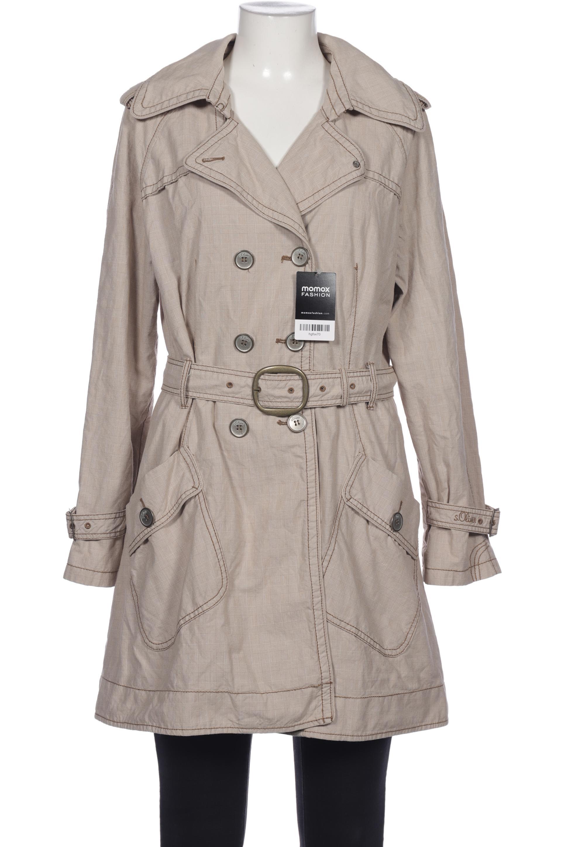 

s.Oliver Damen Mantel, beige, Gr. 40