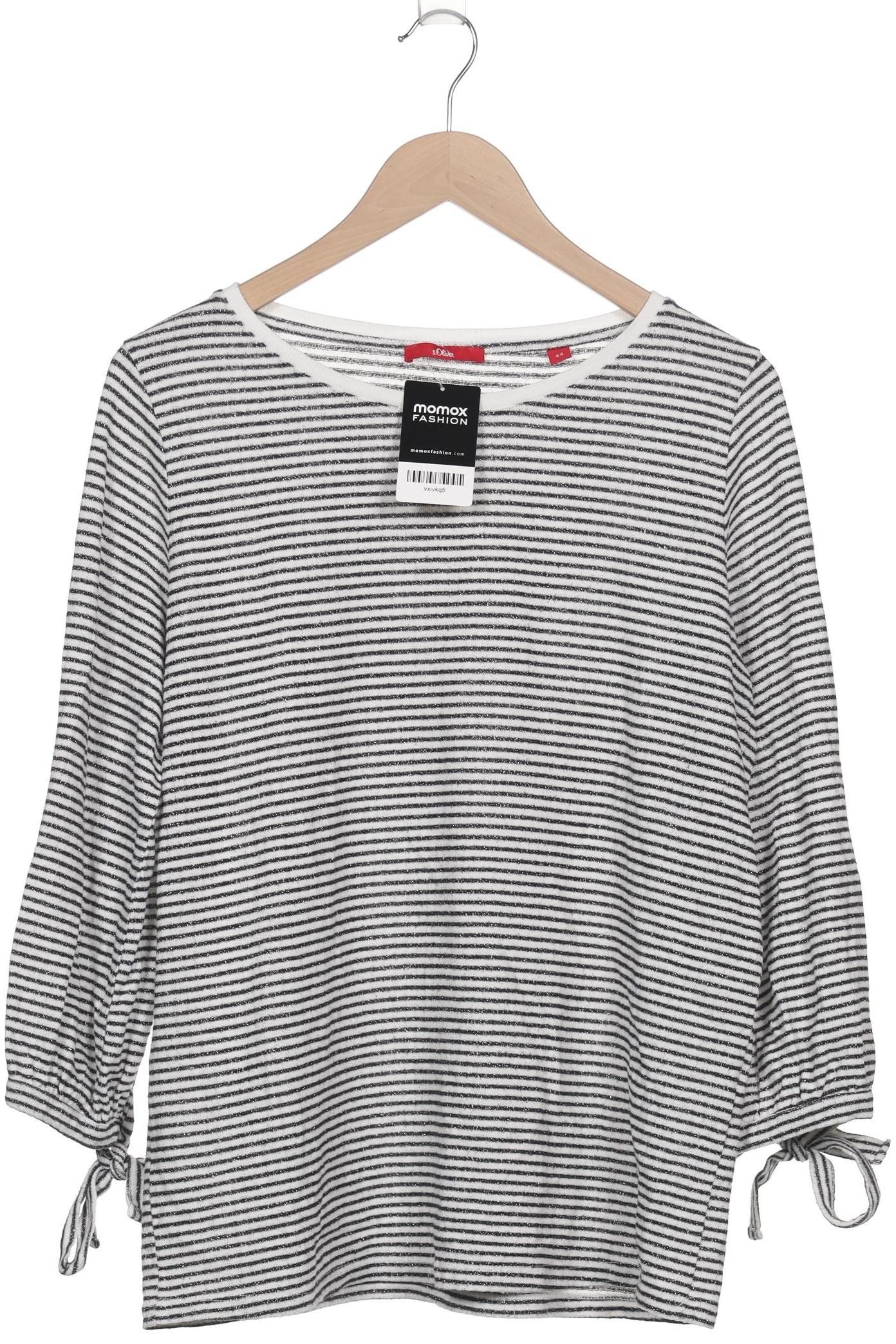 

s.Oliver Damen Langarmshirt, weiß, Gr. 44