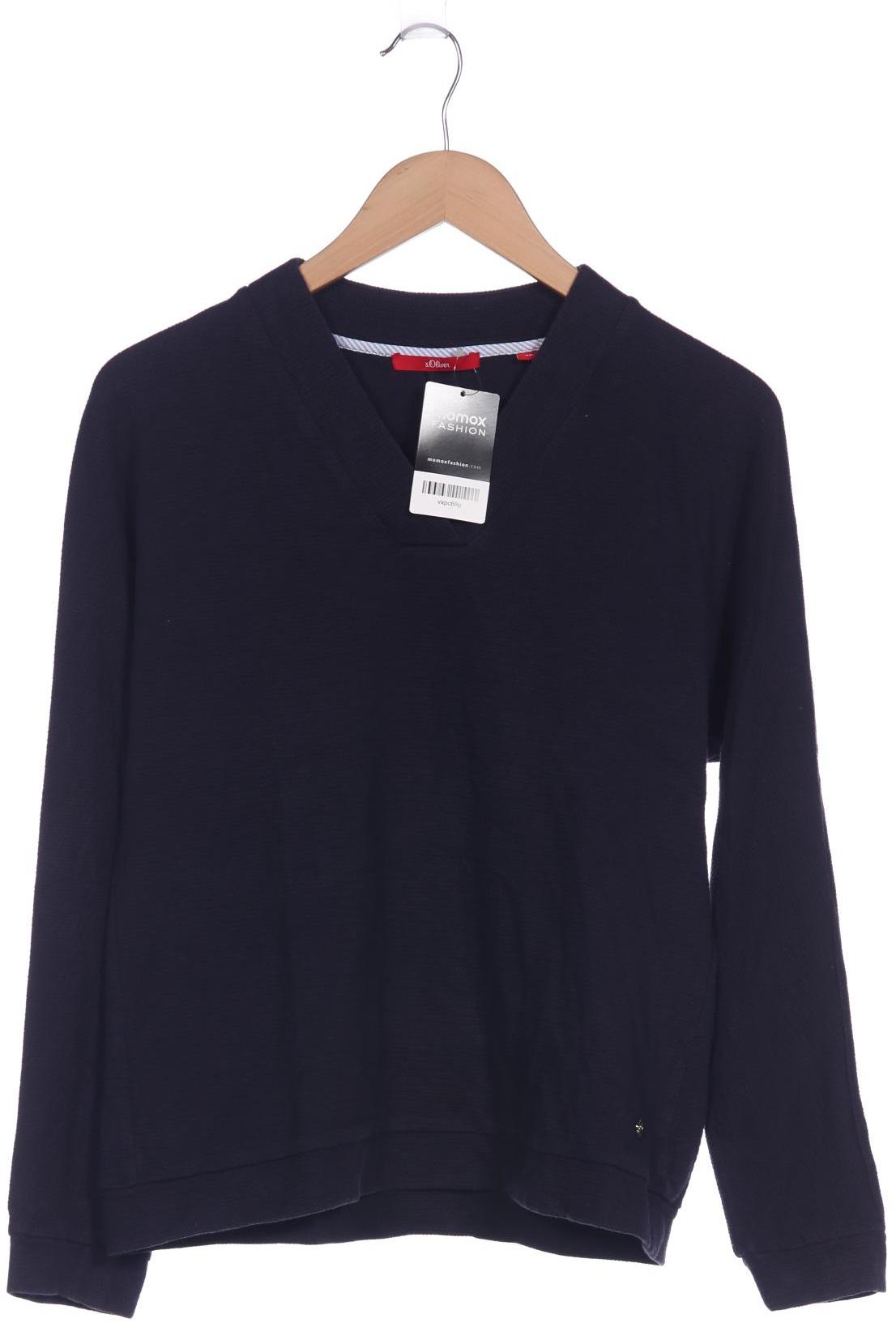 

s.Oliver Damen Langarmshirt, marineblau, Gr. 36