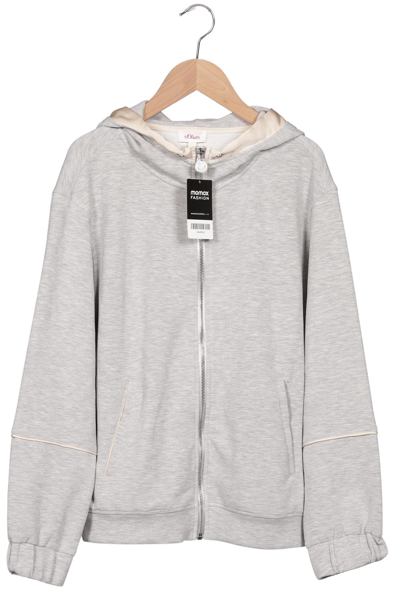 

s.Oliver Damen Kapuzenpullover, grau, Gr. 38